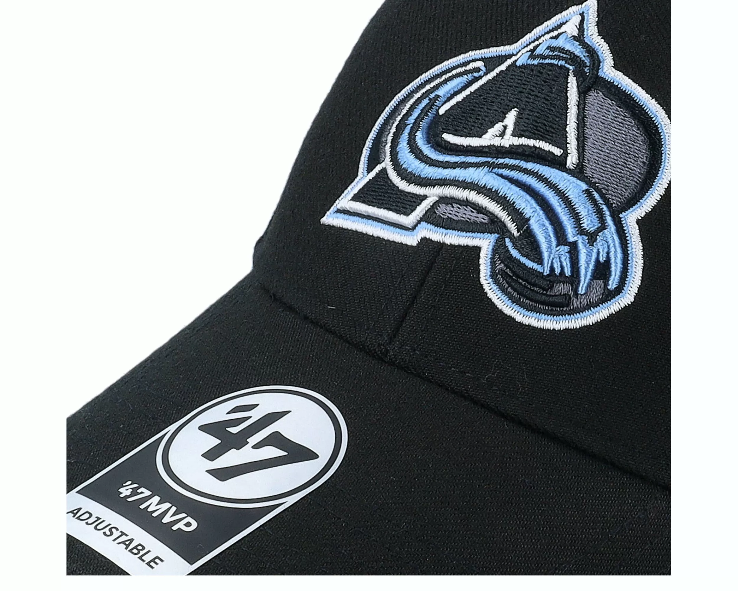 47 Brand Colorado Avalanche Nhl Sure Shot '47 Mvp Black Adjustable - -Unisex Adjustable