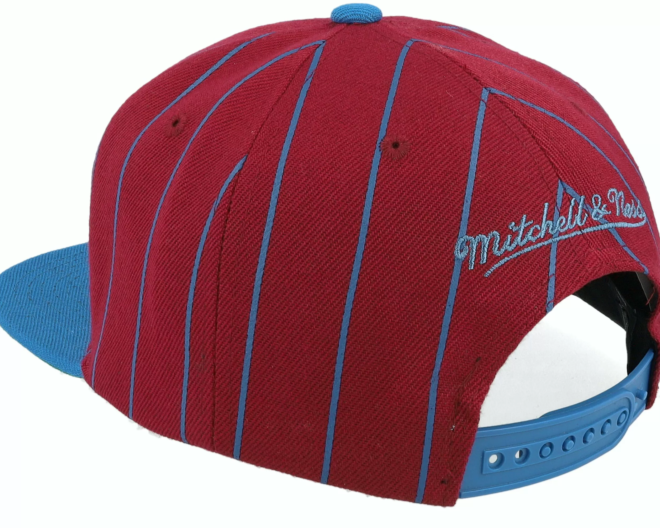 Mitchell & Ness Colorado Avalanche Team Pin Maroon/Blue Snapback - -Unisex Snapback