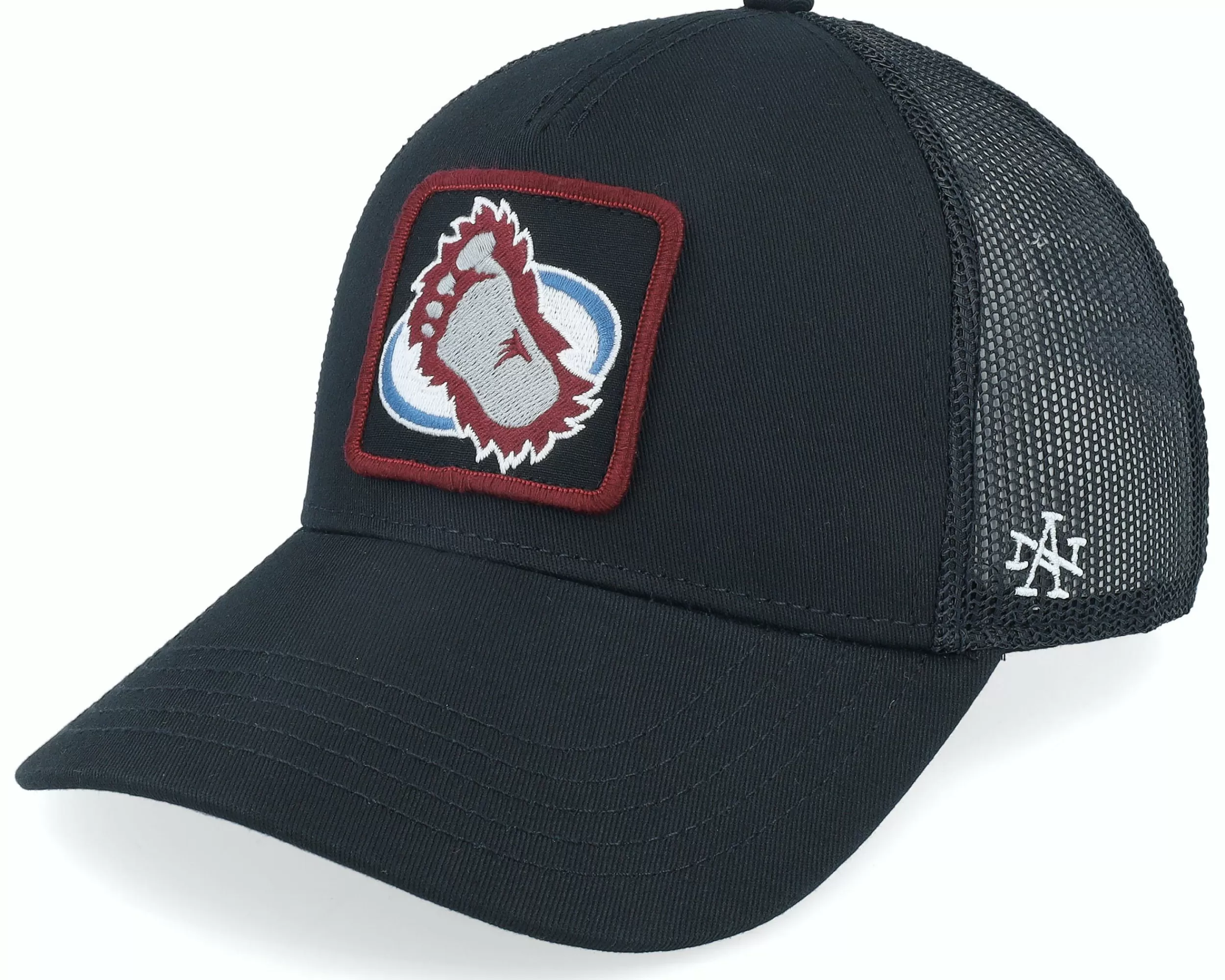 American Needle Colorado Avalanche Valin Black Trucker - -Unisex Trucker