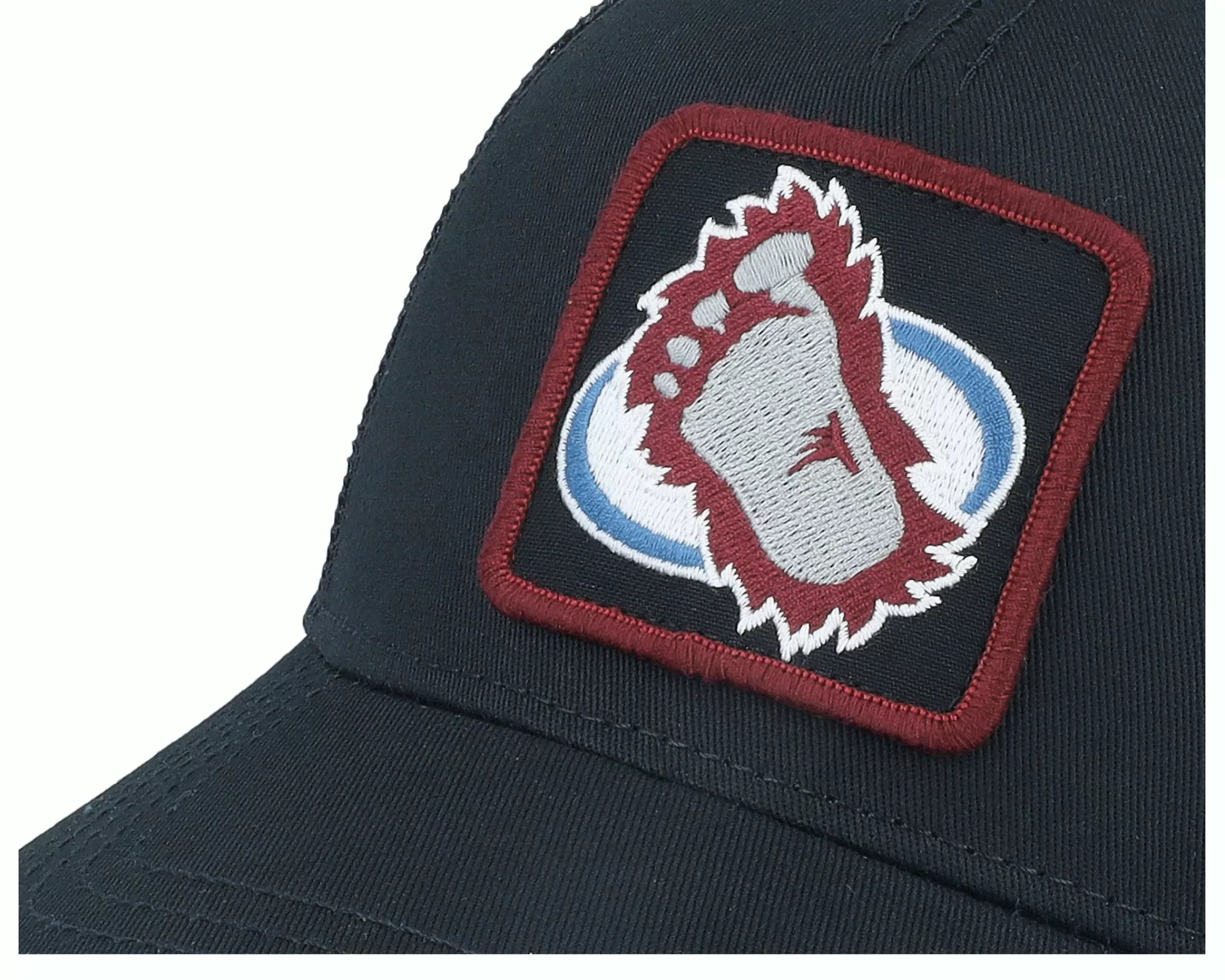 American Needle Colorado Avalanche Valin Black Trucker - -Unisex Trucker