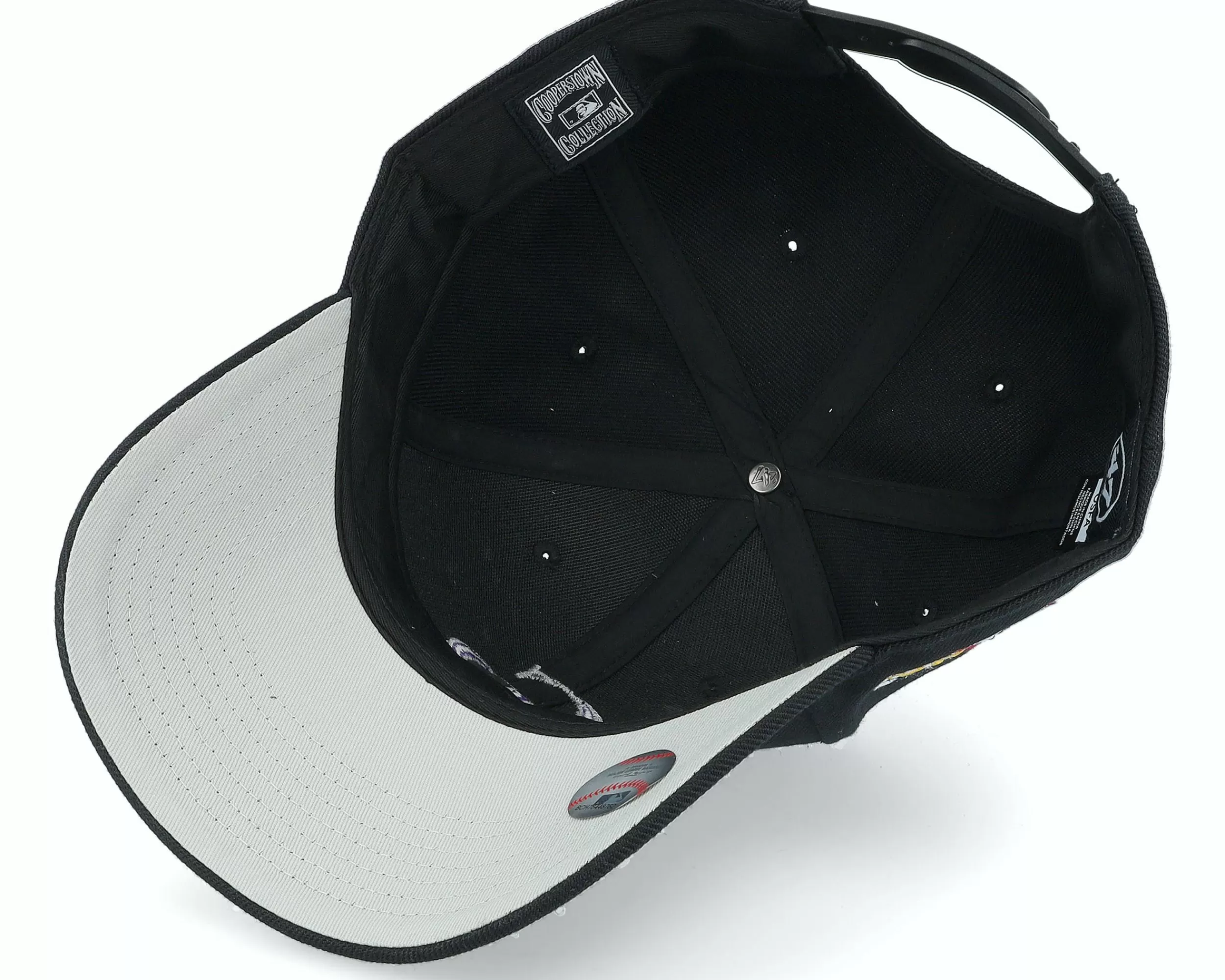 47 Brand Colorado Rockies Sure Shot Mvp Black Adjustable - -Unisex Adjustable