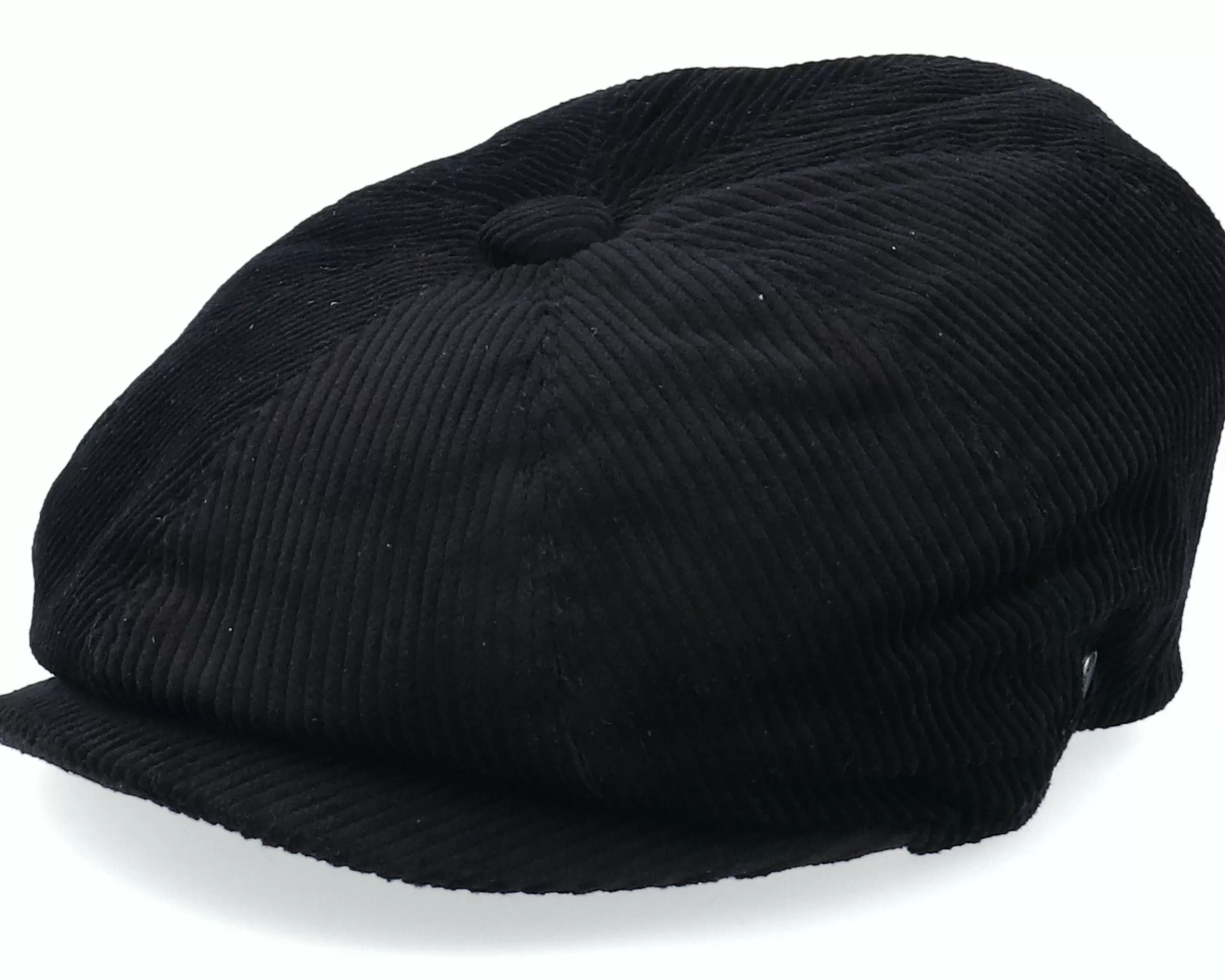 Jaxon & James Corduroy Newsboy Cap Black Flat Cap - -Unisex Flat Caps