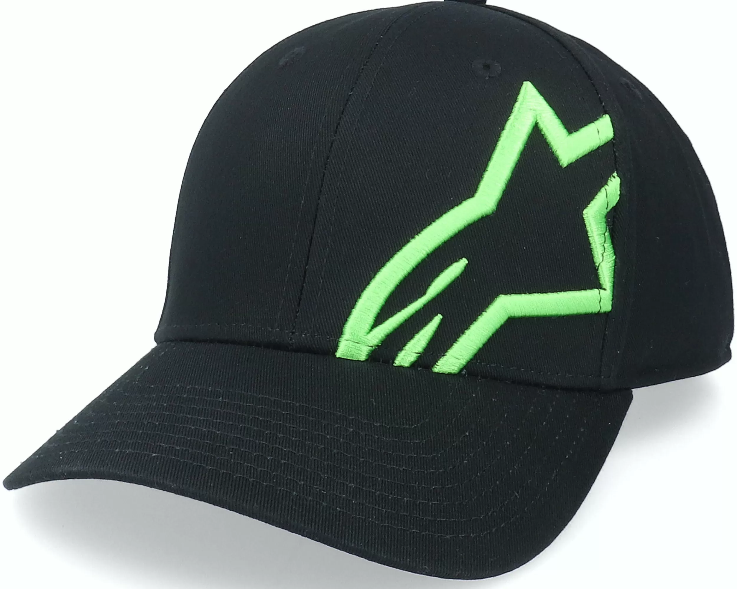 Alpinestars Corp Snap 2 Hat Black/Green Adjustable - -Unisex Adjustable