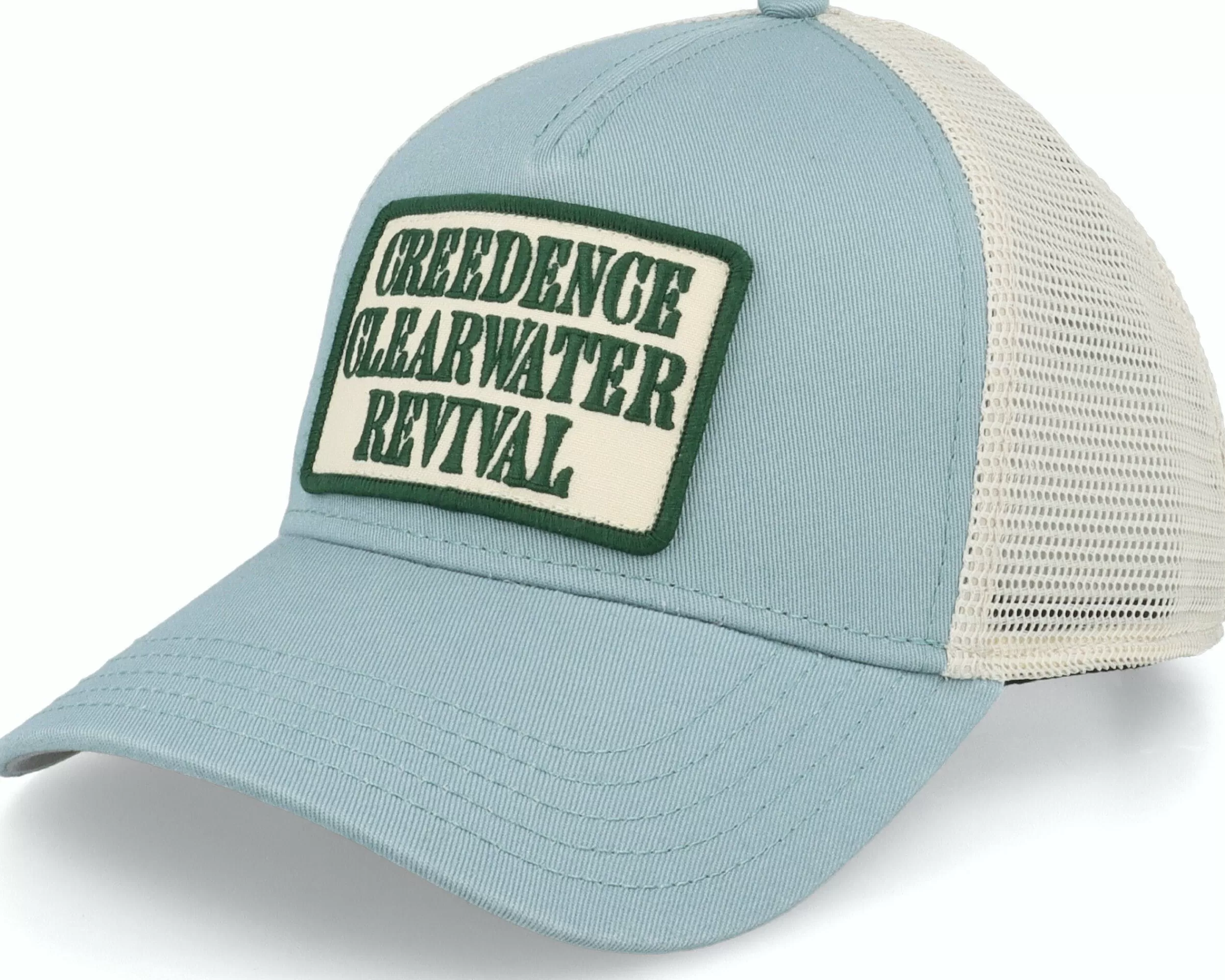 American Needle Creedence Clearwater Revival Band Valin Smokey Blue/Ivory Trucker - -Unisex Trucker