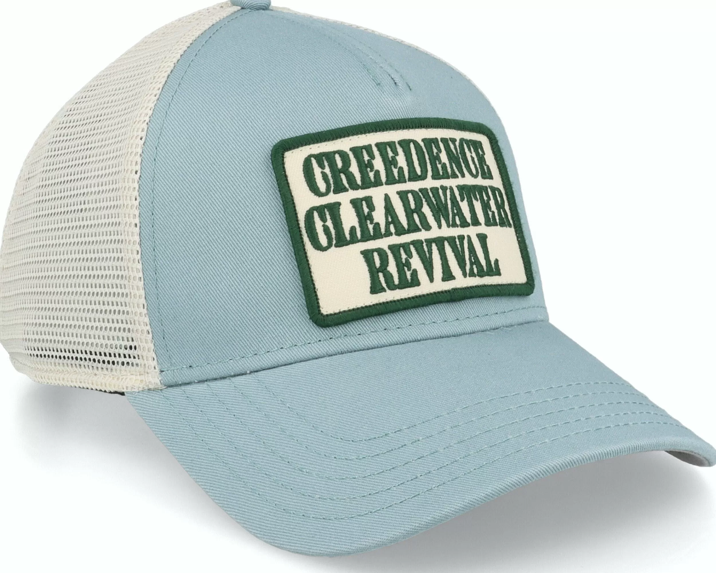 American Needle Creedence Clearwater Revival Band Valin Smokey Blue/Ivory Trucker - -Unisex Trucker