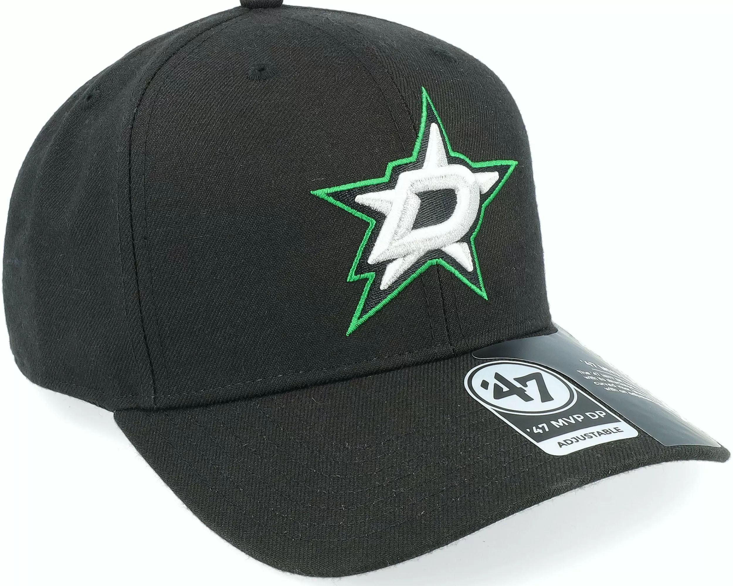 47 Brand Dallas Stars Nhl Cold Zone Mvp Dp Black Adjustable - -Unisex Adjustable