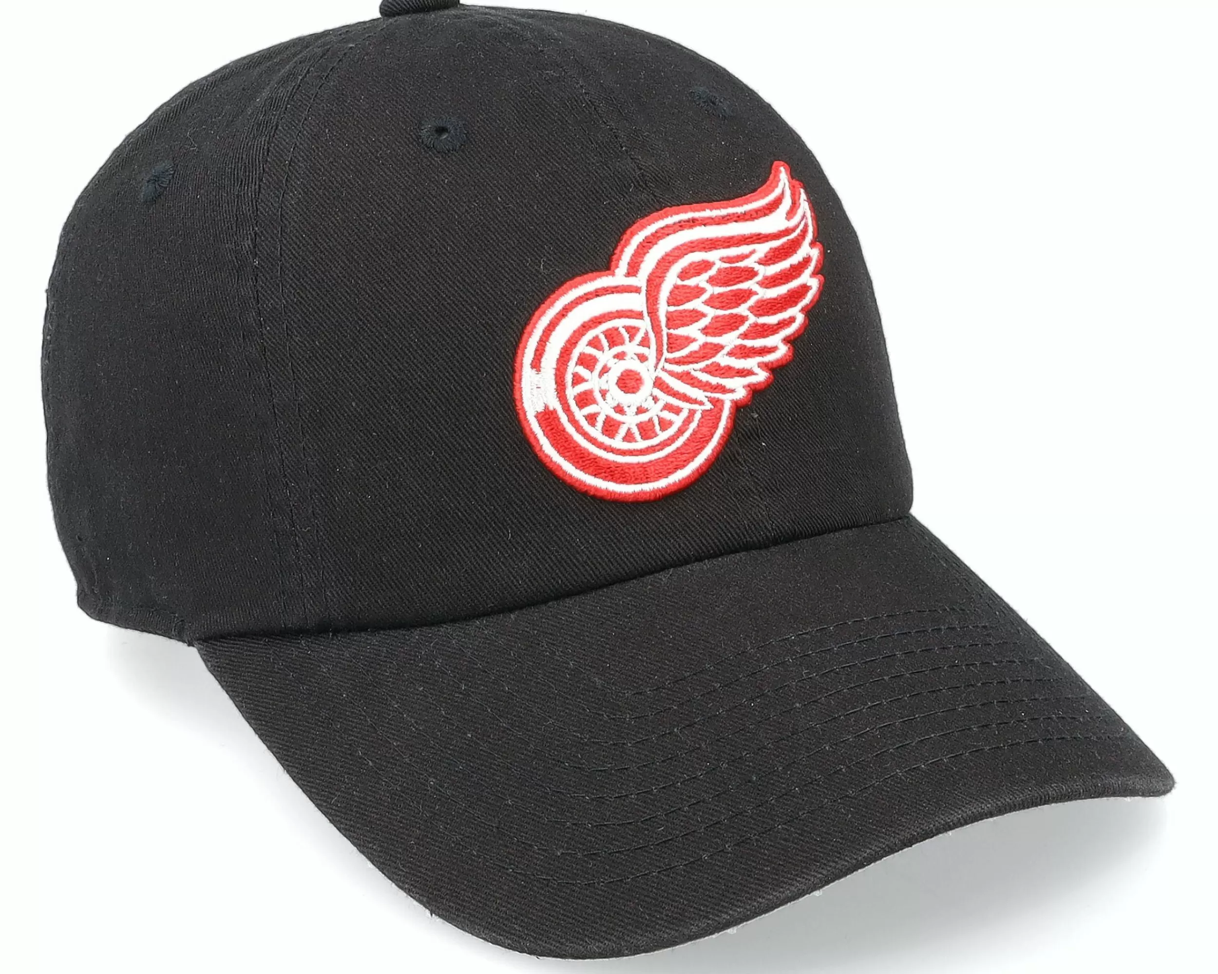 American Needle Detroit Red Wings Blue Line Black Dad Cap - -Unisex Dad Cap