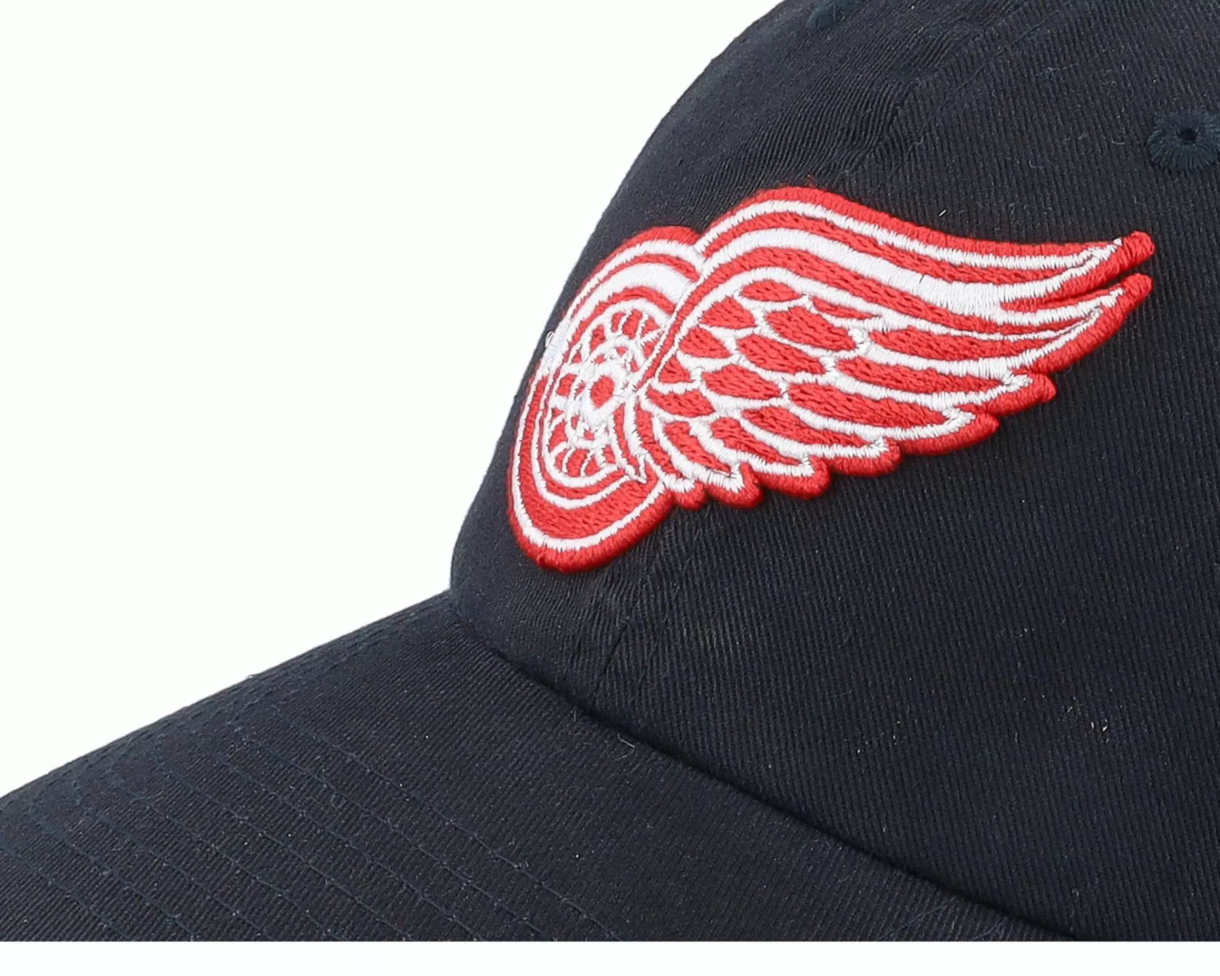 American Needle Detroit Red Wings Blue Line Black Dad Cap - -Unisex Dad Cap