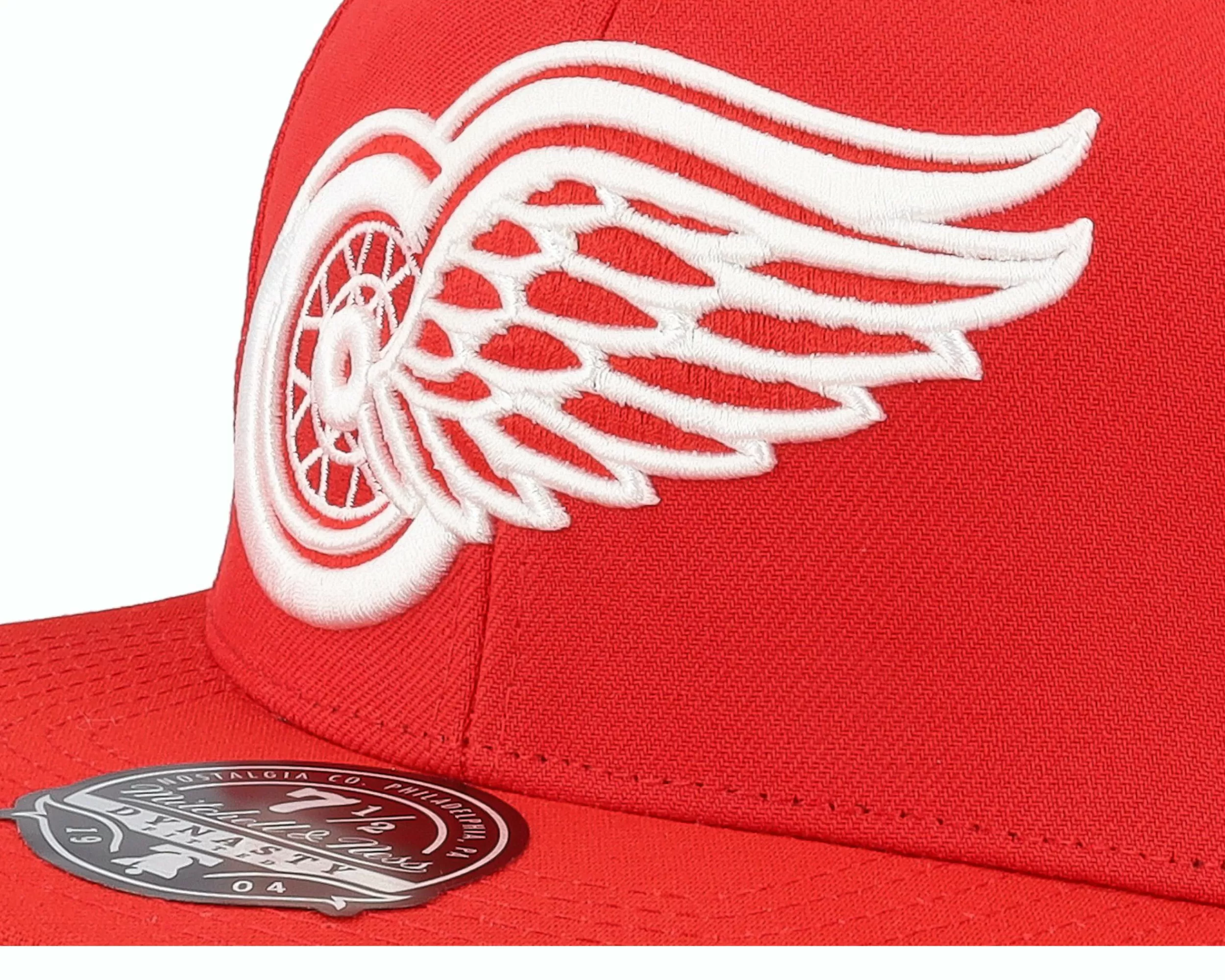 Mitchell & Ness Detroit Red Wings Vintage Red Fitted - -Unisex Fitted