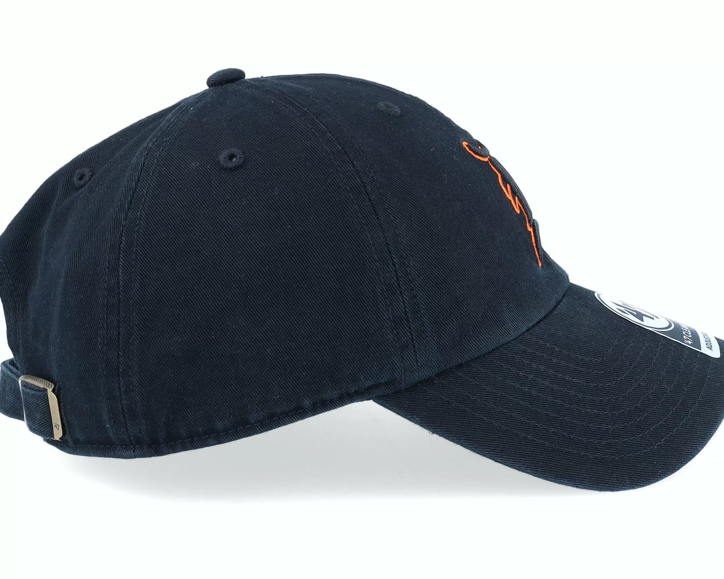 47 Brand Detroit Tigers Clean Up Black Dad Cap - -Unisex Dad Cap