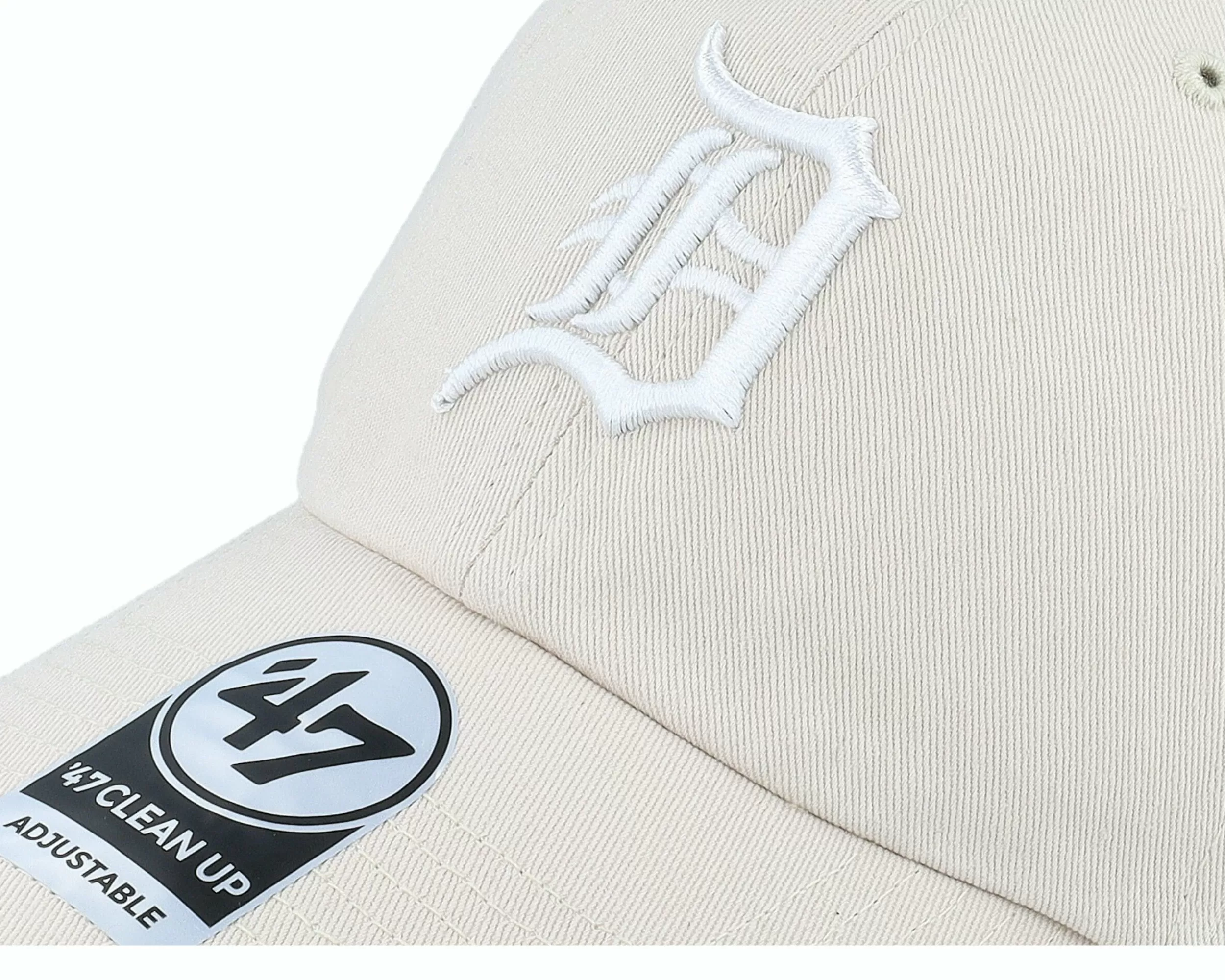 47 Brand Detroit Tigers Clean Up Bone Dad Cap - -Unisex Dad Cap