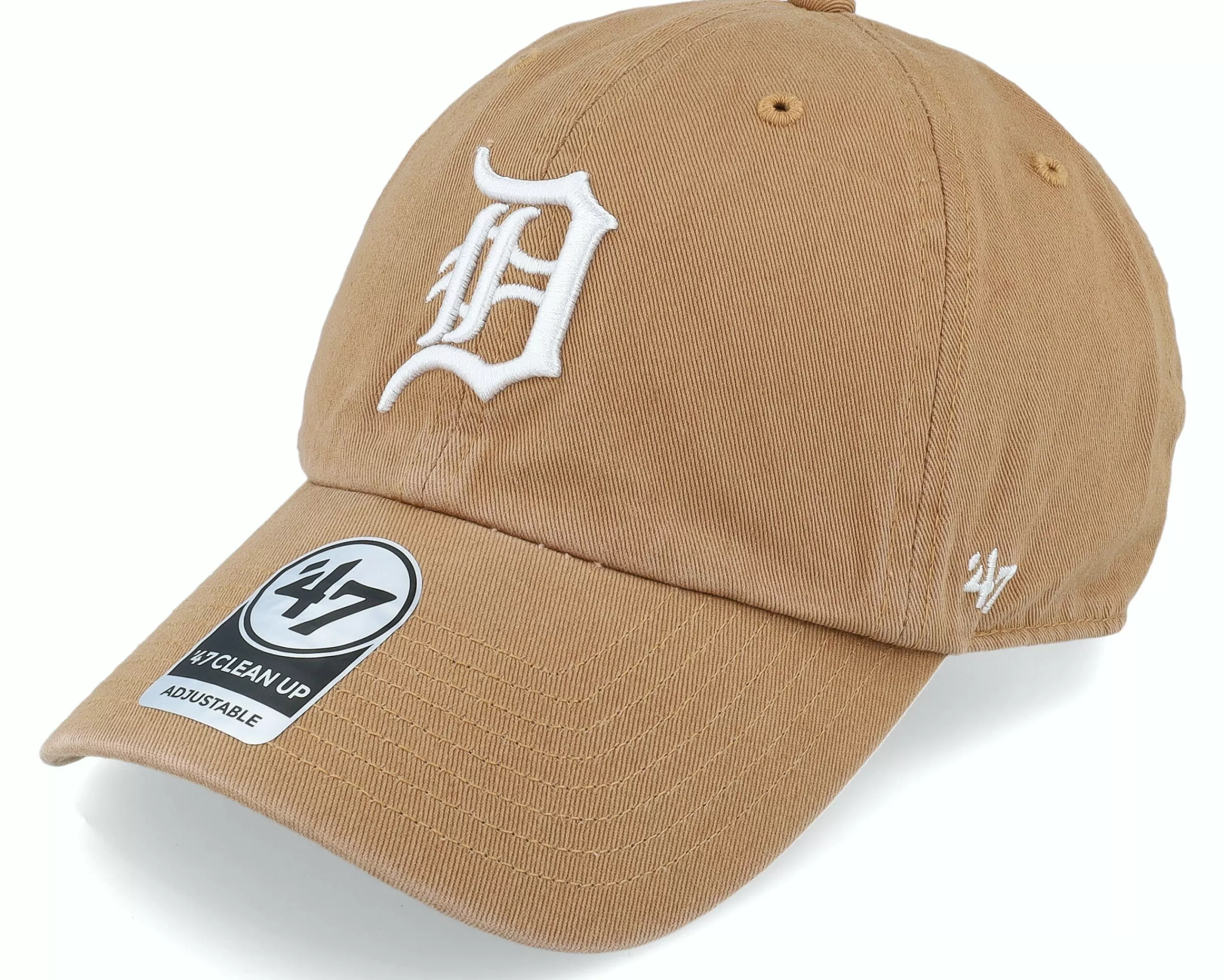 47 Brand Detroit Tigers Clean Up Camel Dad Cap - -Unisex Dad Cap