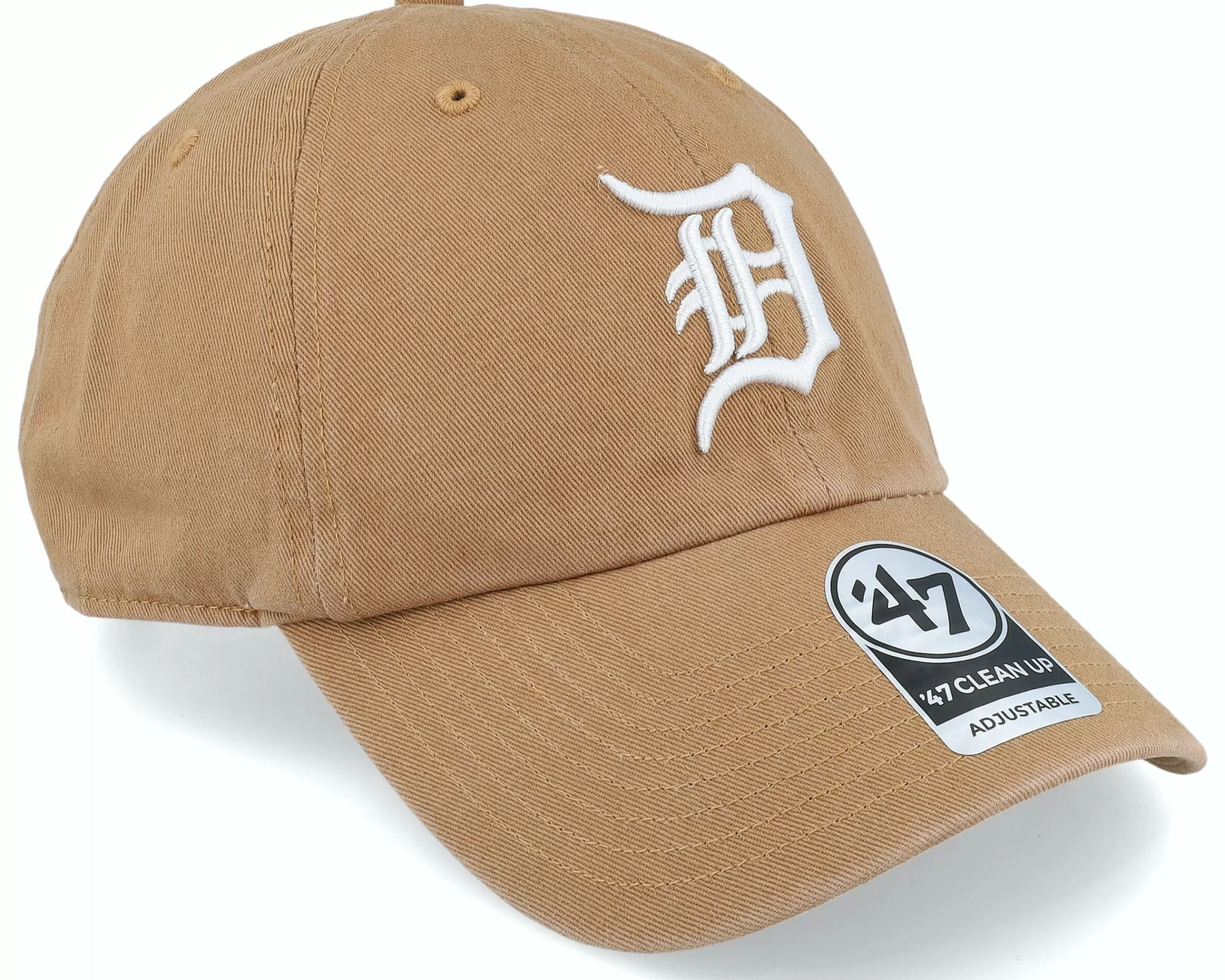 47 Brand Detroit Tigers Clean Up Camel Dad Cap - -Unisex Dad Cap