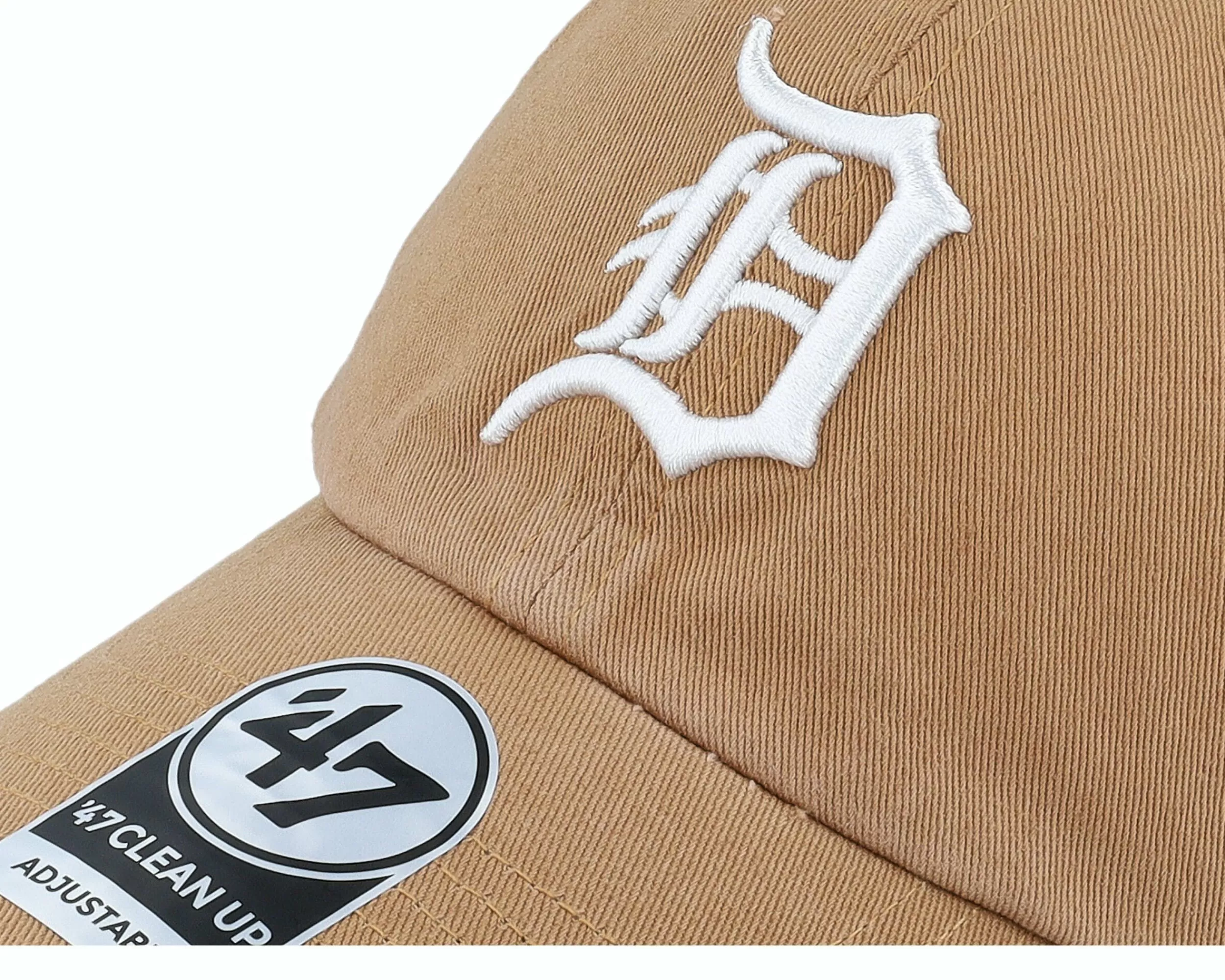 47 Brand Detroit Tigers Clean Up Camel Dad Cap - -Unisex Dad Cap