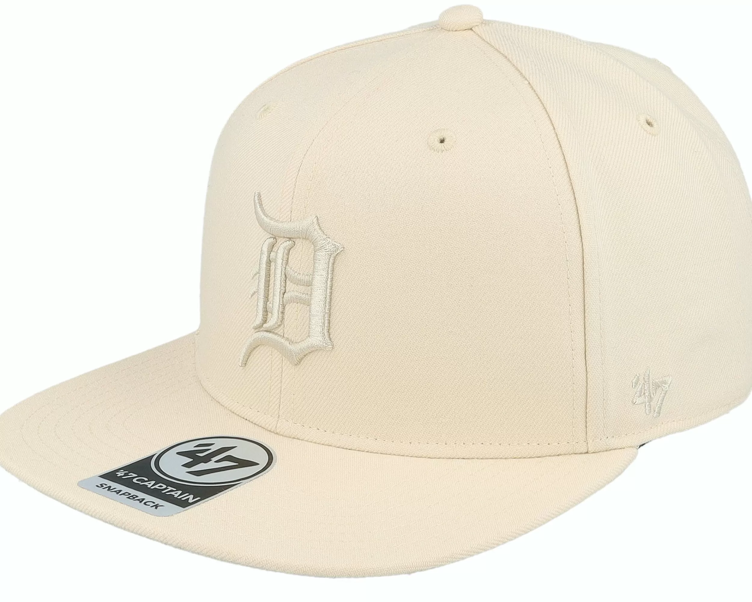 47 Brand Detroit Tigers Mlb Ballpark Captain Natural Snapback - -Unisex Snapback