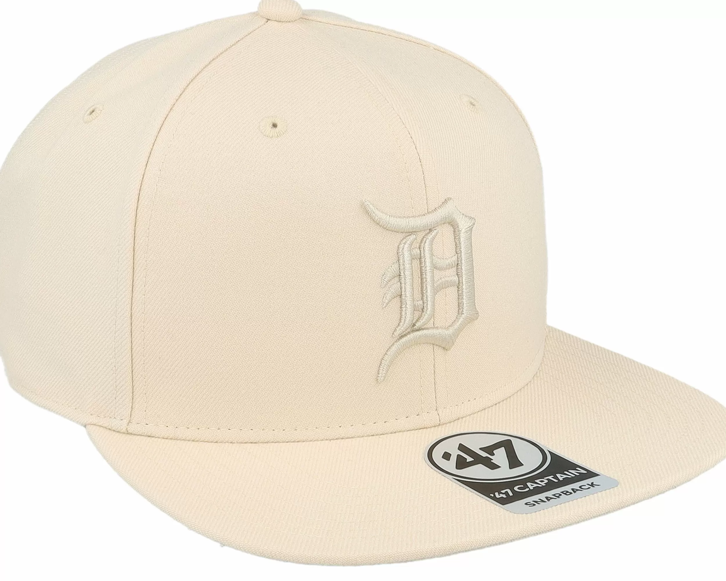 47 Brand Detroit Tigers Mlb Ballpark Captain Natural Snapback - -Unisex Snapback