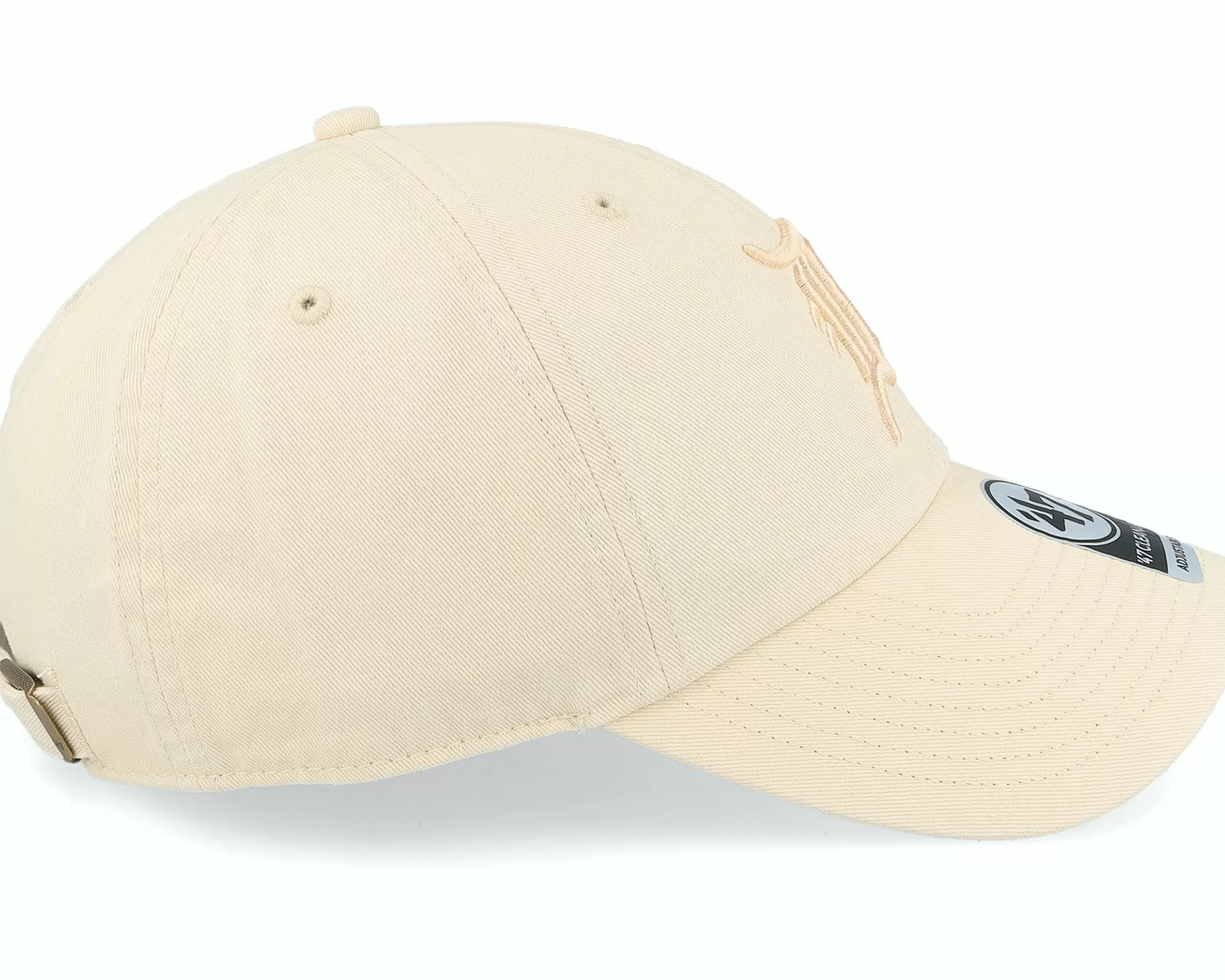 47 Brand Detroit Tigers Mlb Clean Up Natural Dad Cap - -Unisex Dad Cap