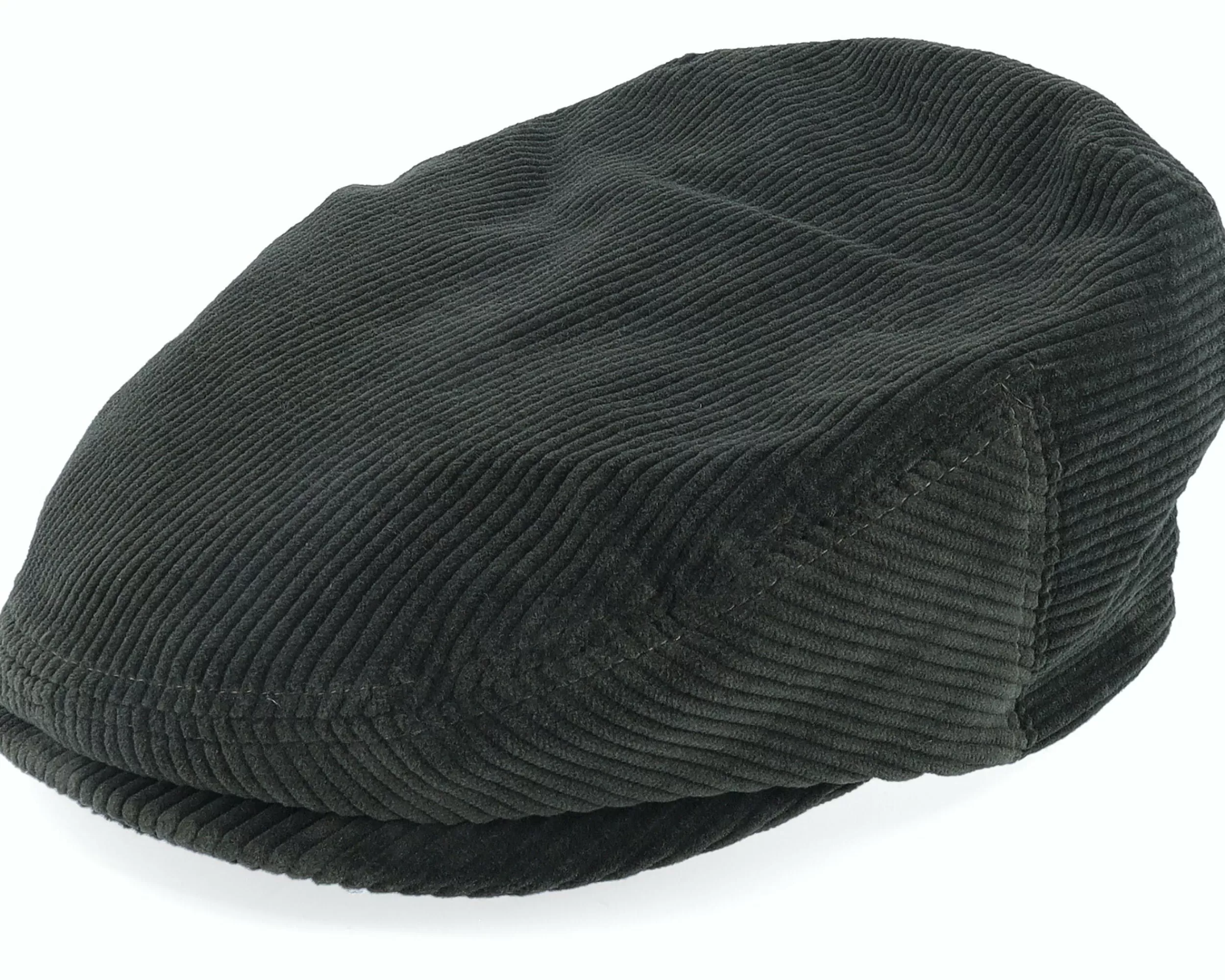 Lierys Driver Cap Corduroy Dark Green Flatcap - -Unisex Flat Caps