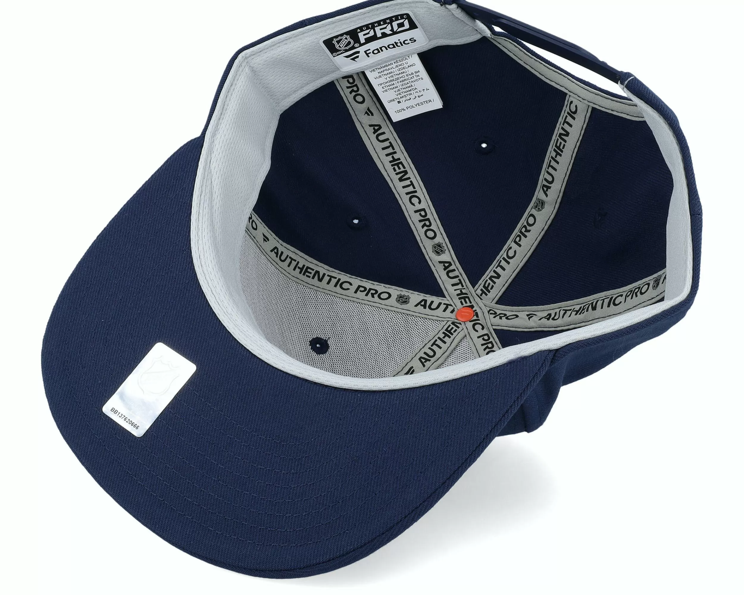 Fanatics Edmonton Oilers Authentic Pro Prime Aviator Blue Snapback - -Unisex Snapback