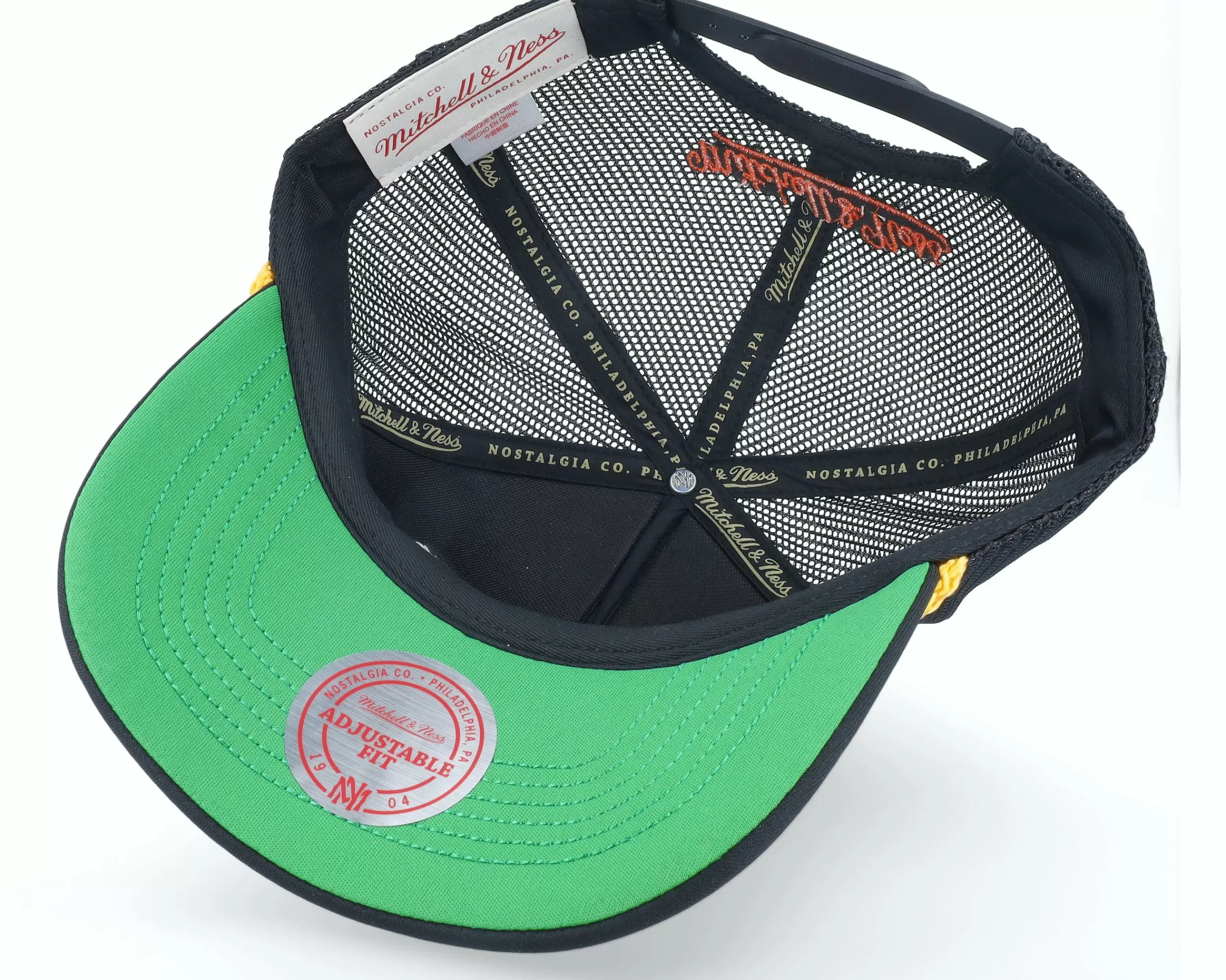 Mitchell & Ness Florida Gators Gold Leaf Hwc Black Trucker - -Unisex Trucker