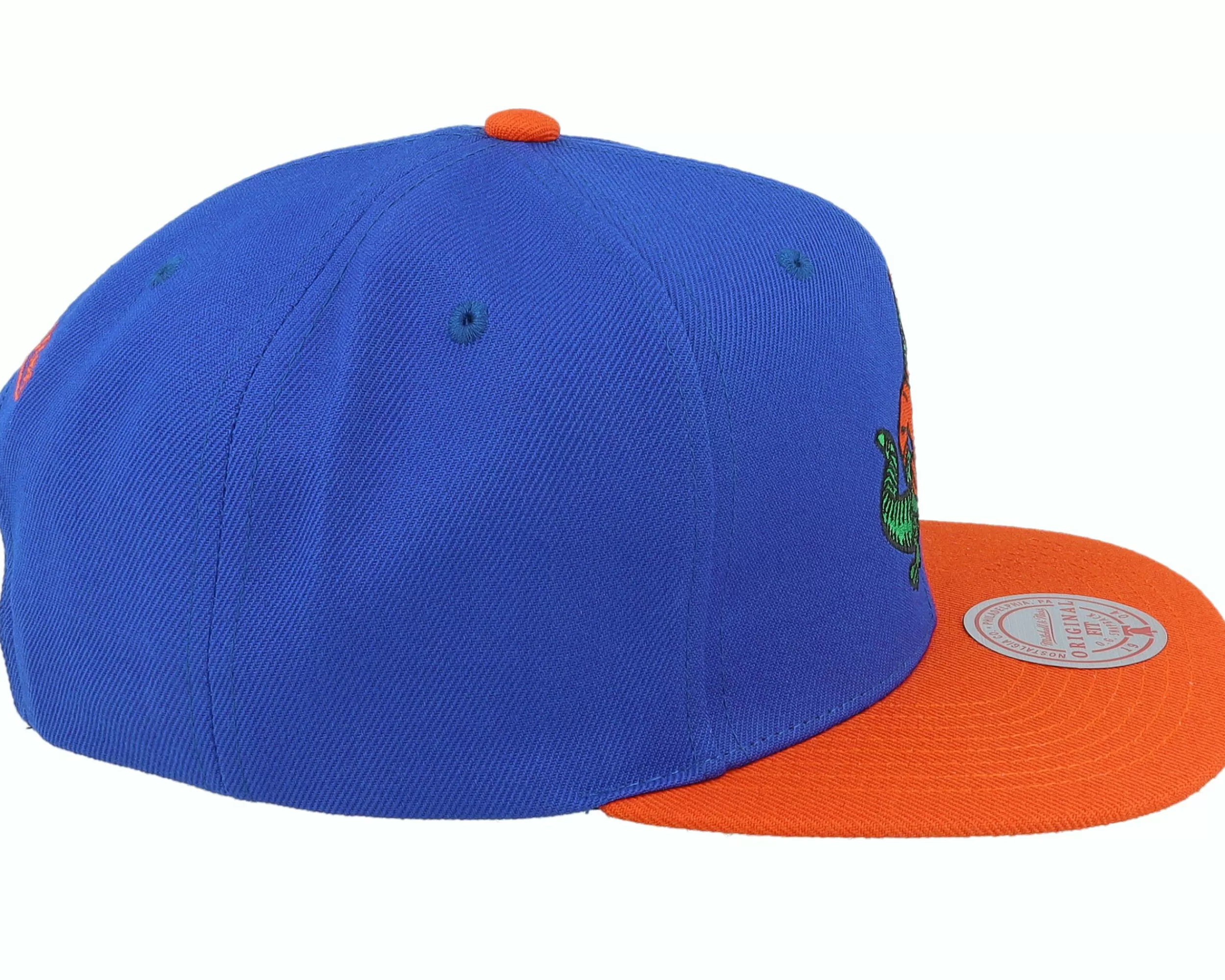 Mitchell & Ness Florida Gators Team 2 Tone 2.0 Green/Orange Snapback - -Unisex Snapback