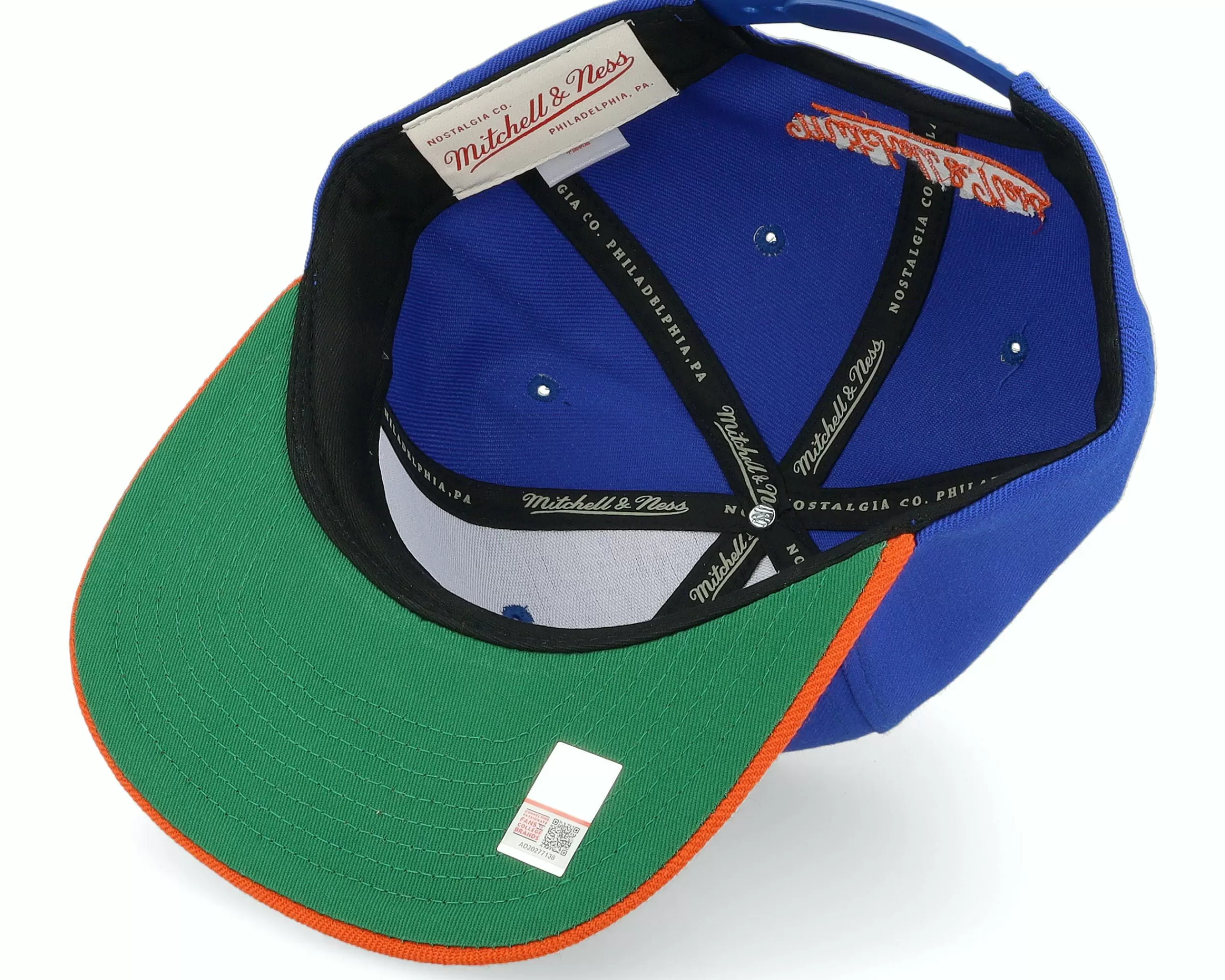 Mitchell & Ness Florida Gators Team 2 Tone 2.0 Green/Orange Snapback - -Unisex Snapback
