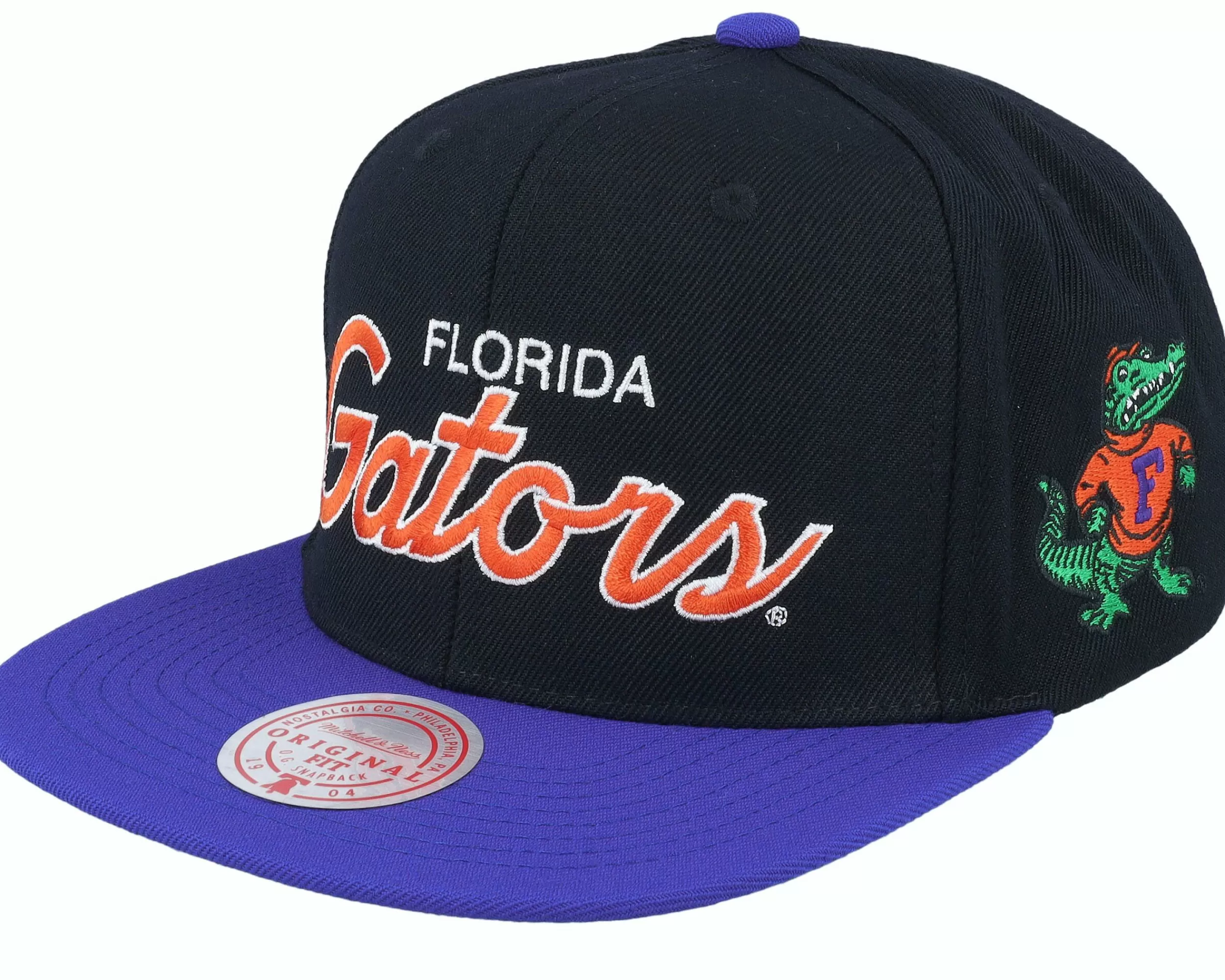 Mitchell & Ness Florida Gators Team Script 2.0 Black/Royal Snapback - -Unisex Snapback