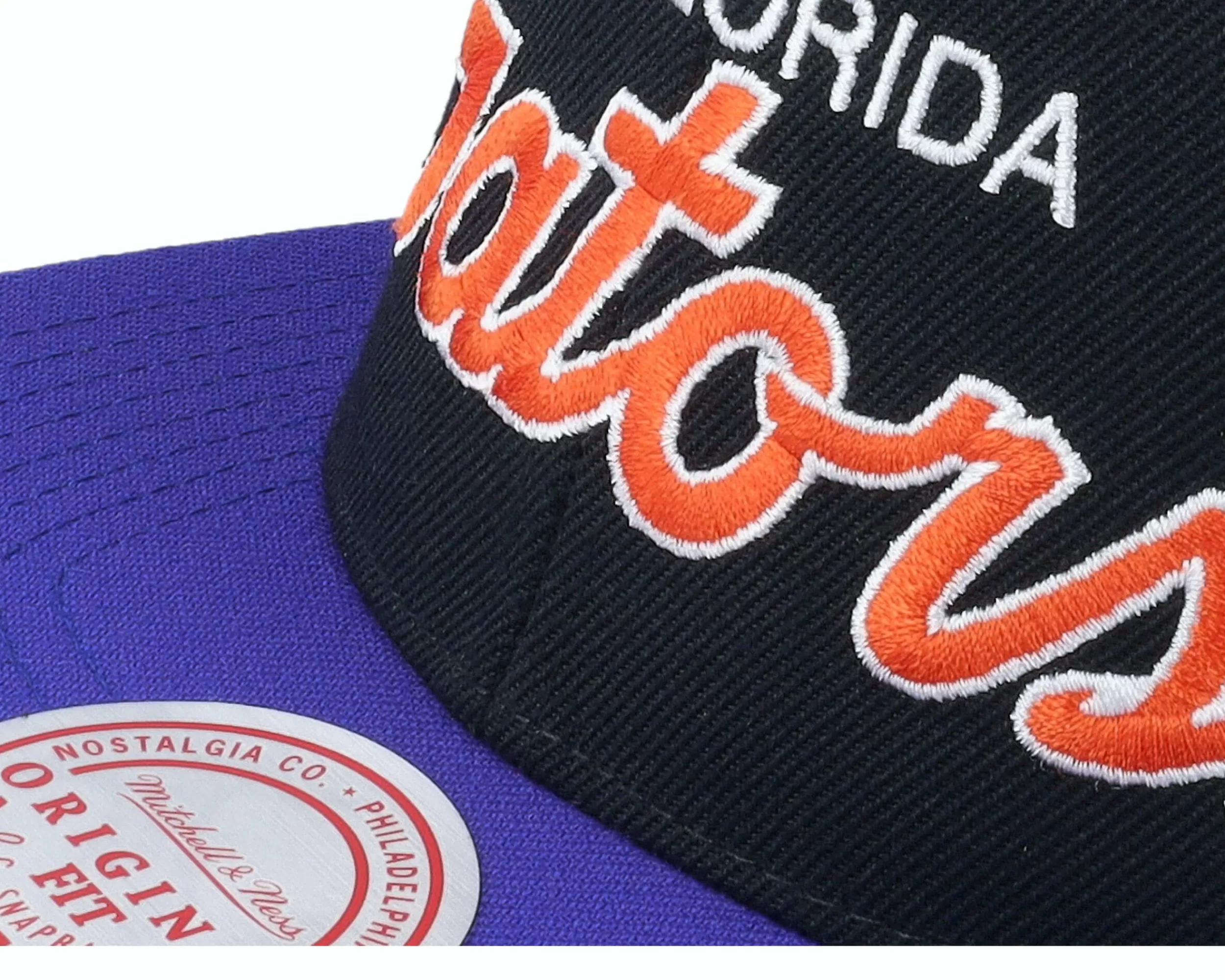 Mitchell & Ness Florida Gators Team Script 2.0 Black/Royal Snapback - -Unisex Snapback