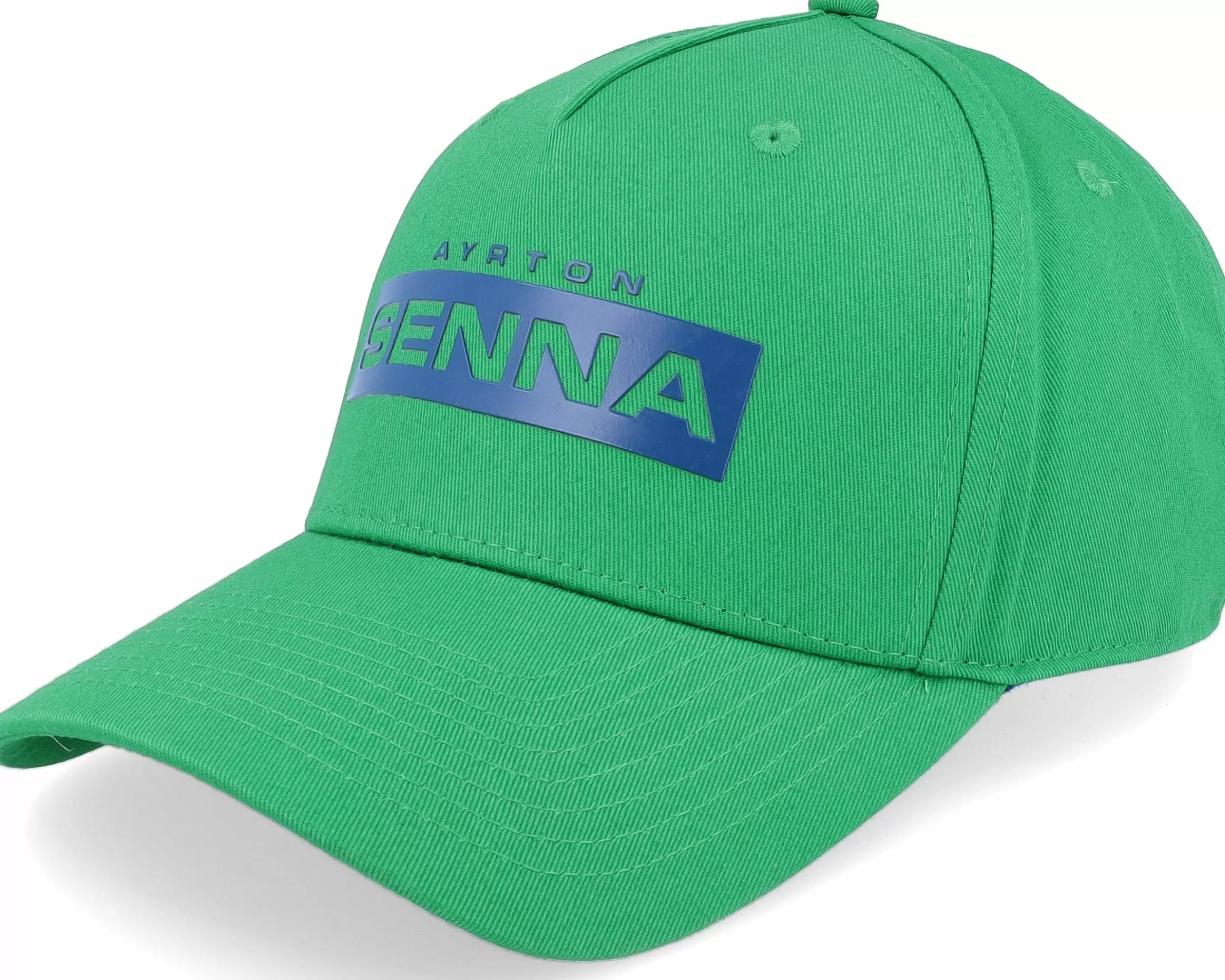 Ayrton Senna Formula One Branded Logo Green/Blue Adjustable - -Unisex Adjustable