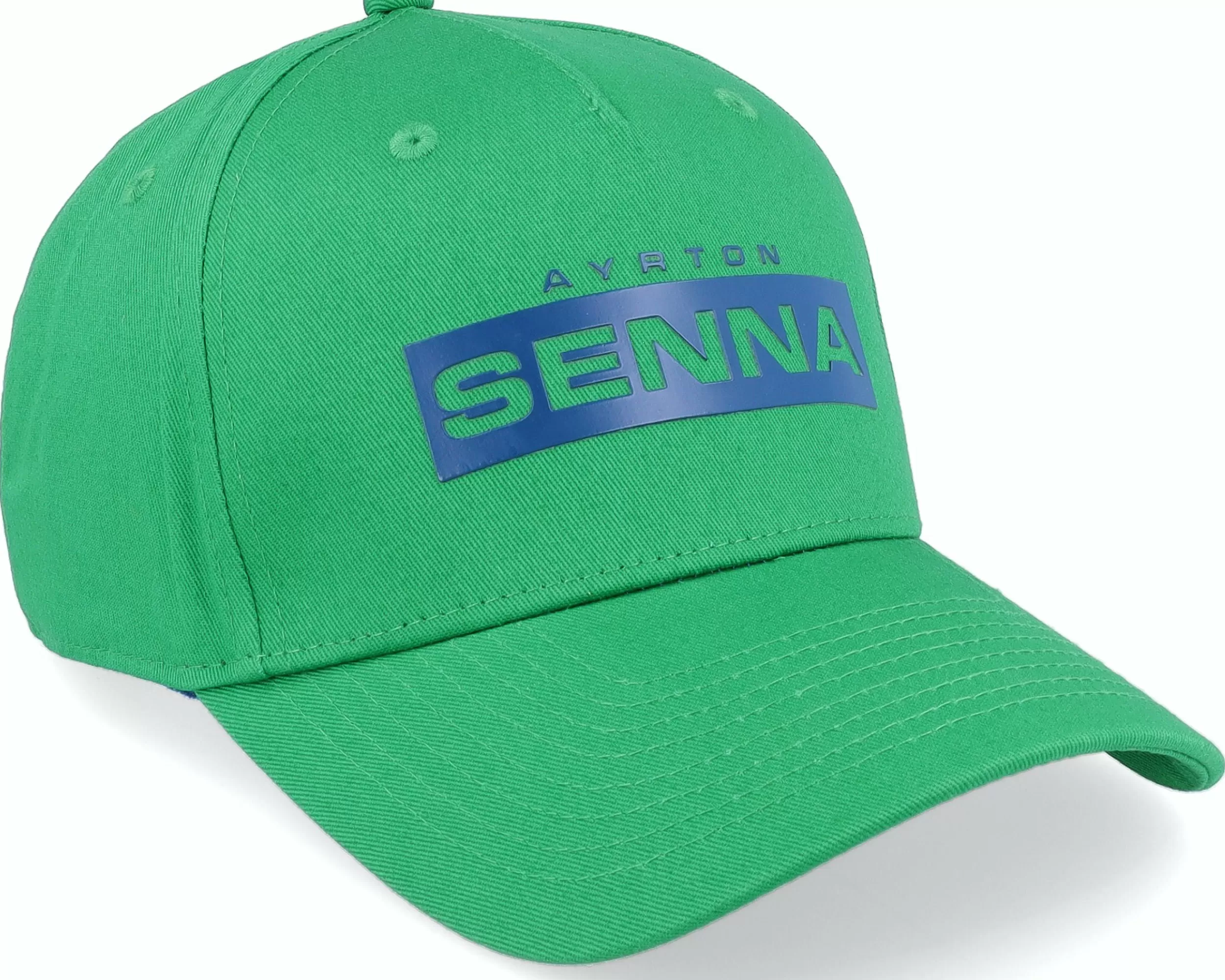 Ayrton Senna Formula One Branded Logo Green/Blue Adjustable - -Unisex Adjustable