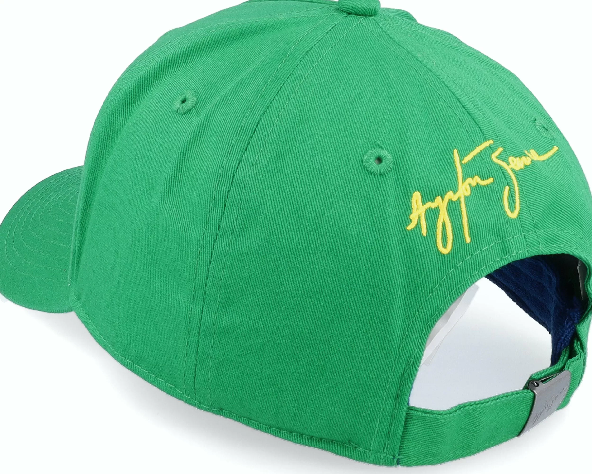 Ayrton Senna Formula One Branded Logo Green/Blue Adjustable - -Unisex Adjustable