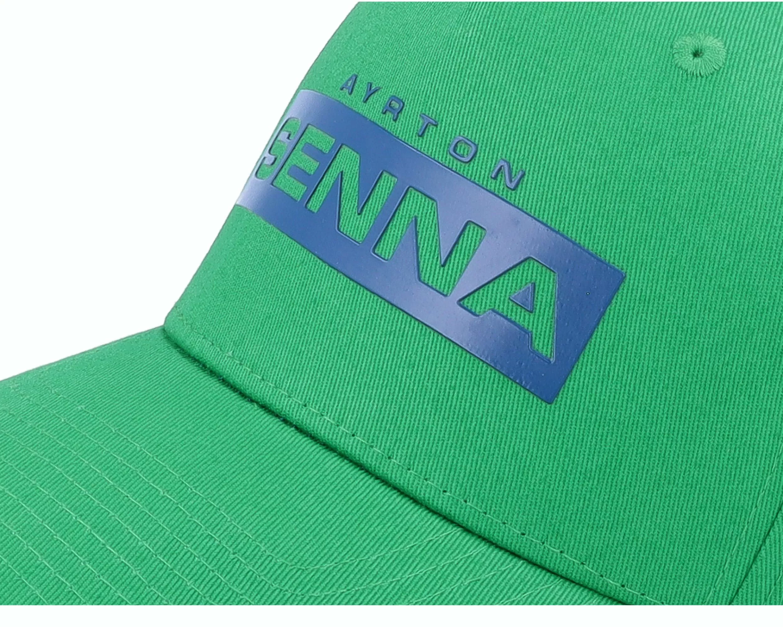 Ayrton Senna Formula One Branded Logo Green/Blue Adjustable - -Unisex Adjustable