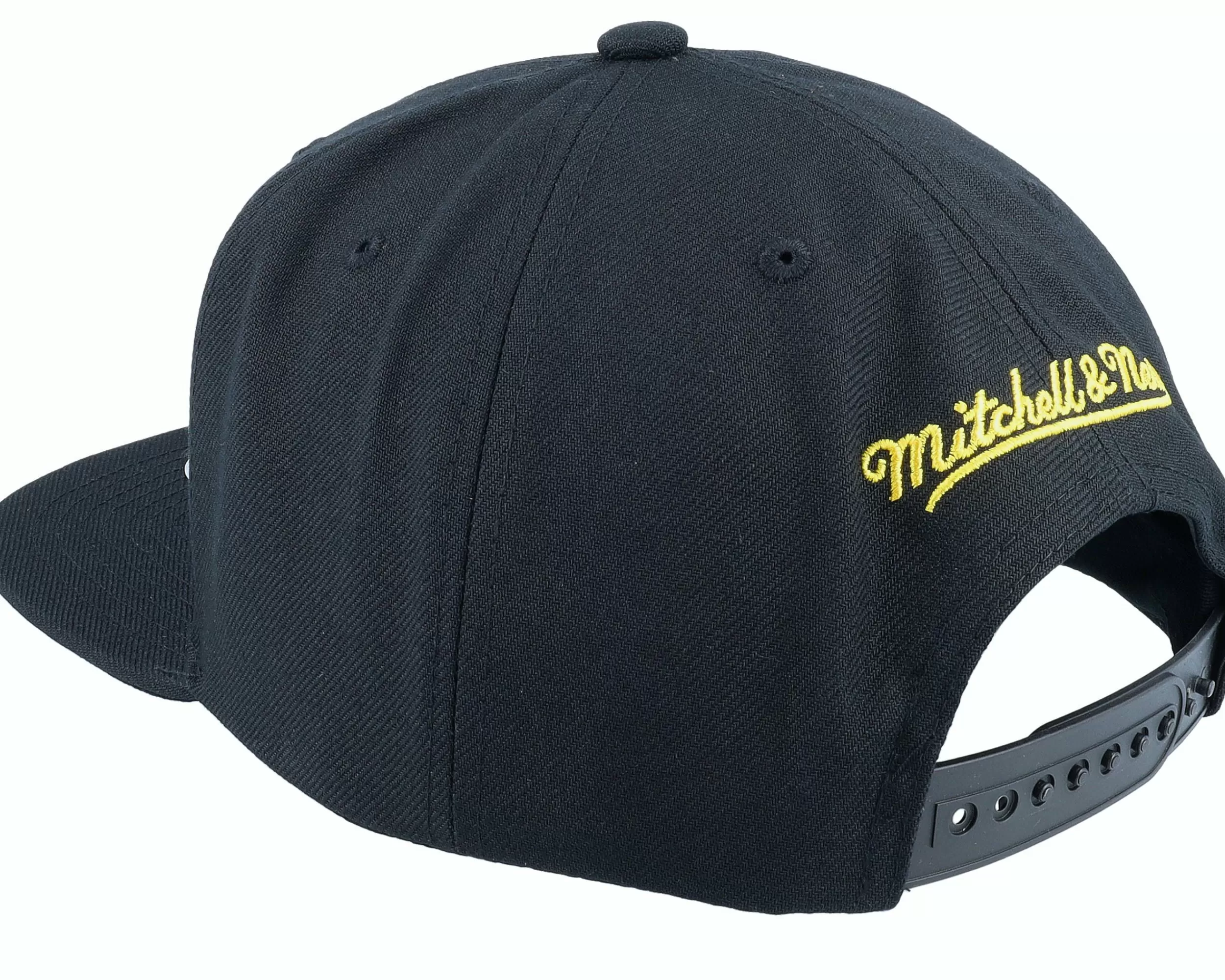Mitchell & Ness Golden State Warriors Core Basic Black Snapback - -Unisex Snapback