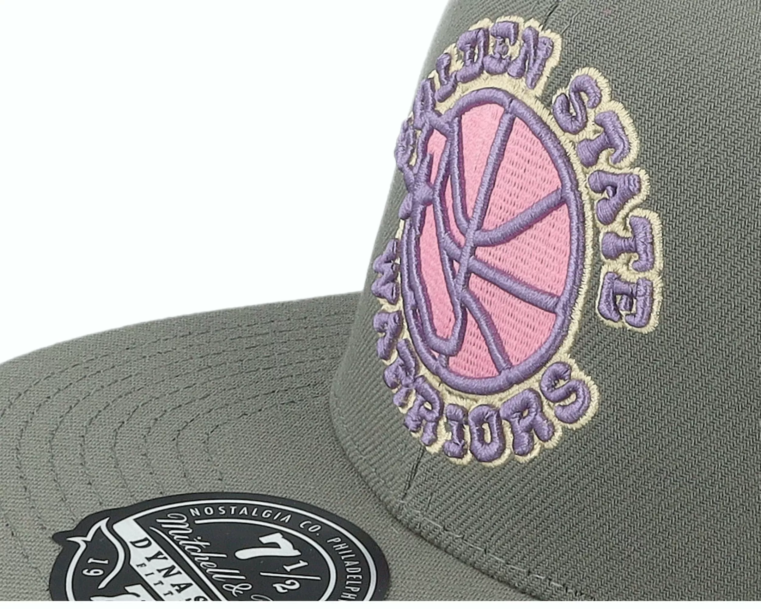 Mitchell & Ness Golden State Warriors Lavender Dreams Hwc Grey Fitted - -Unisex Fitted