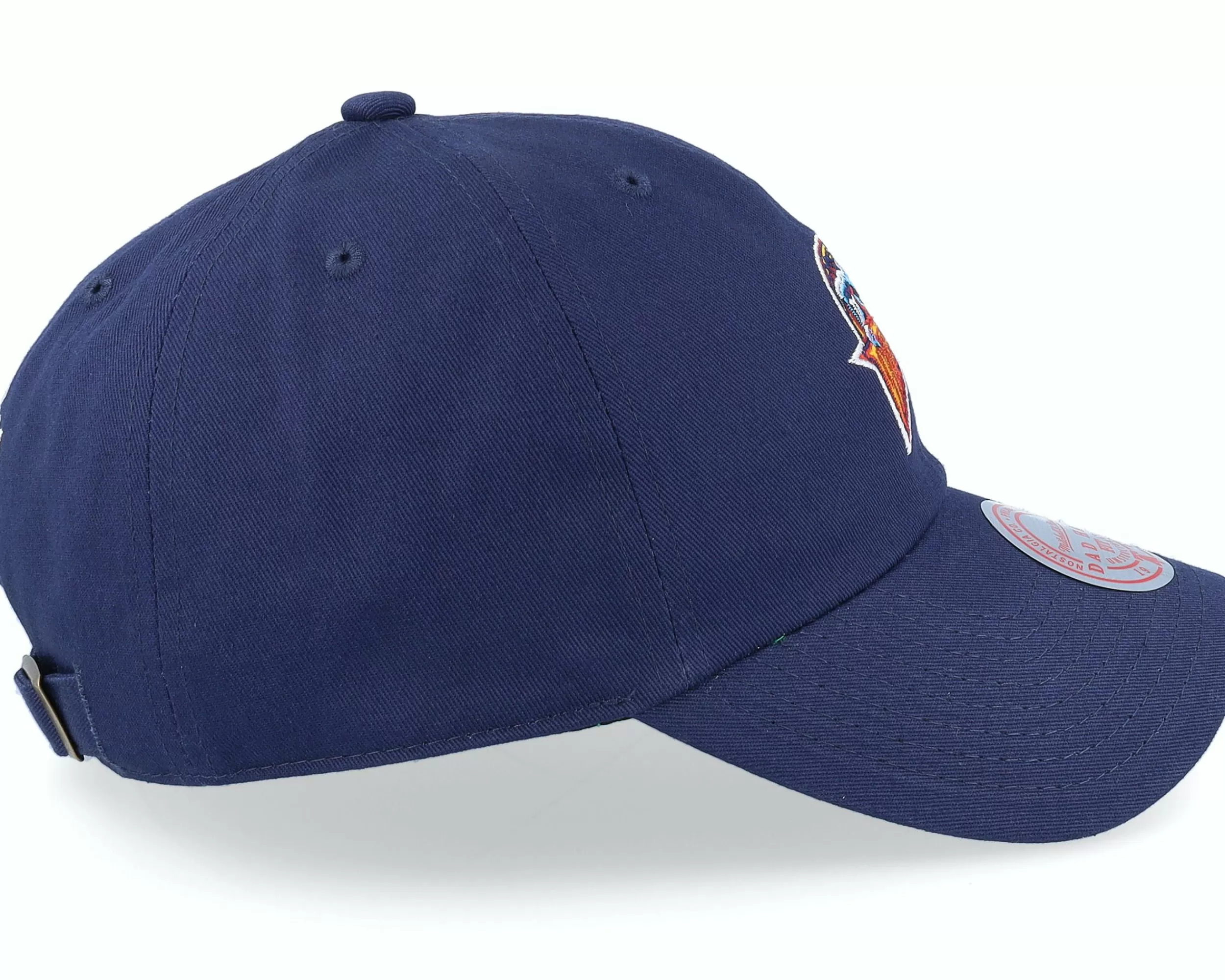 Mitchell & Ness Golden State Warriors Team Ground 2.0 Navy Dad Cap - -Unisex Dad Cap