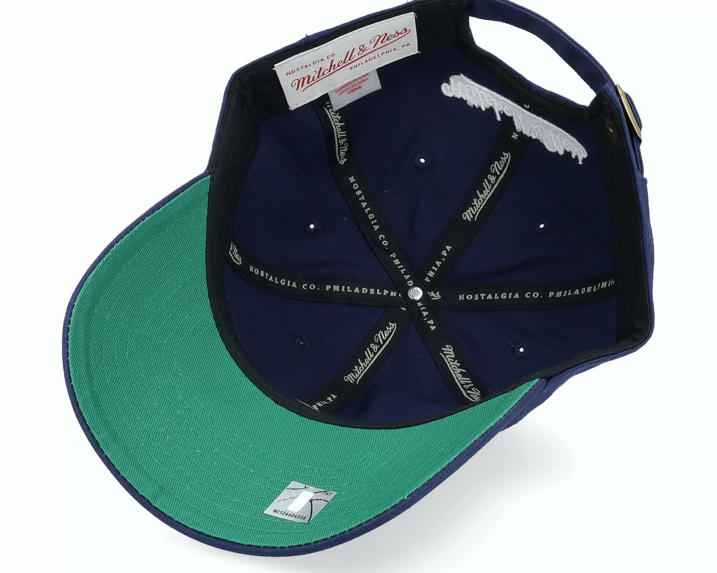 Mitchell & Ness Golden State Warriors Team Ground 2.0 Navy Dad Cap - -Unisex Dad Cap