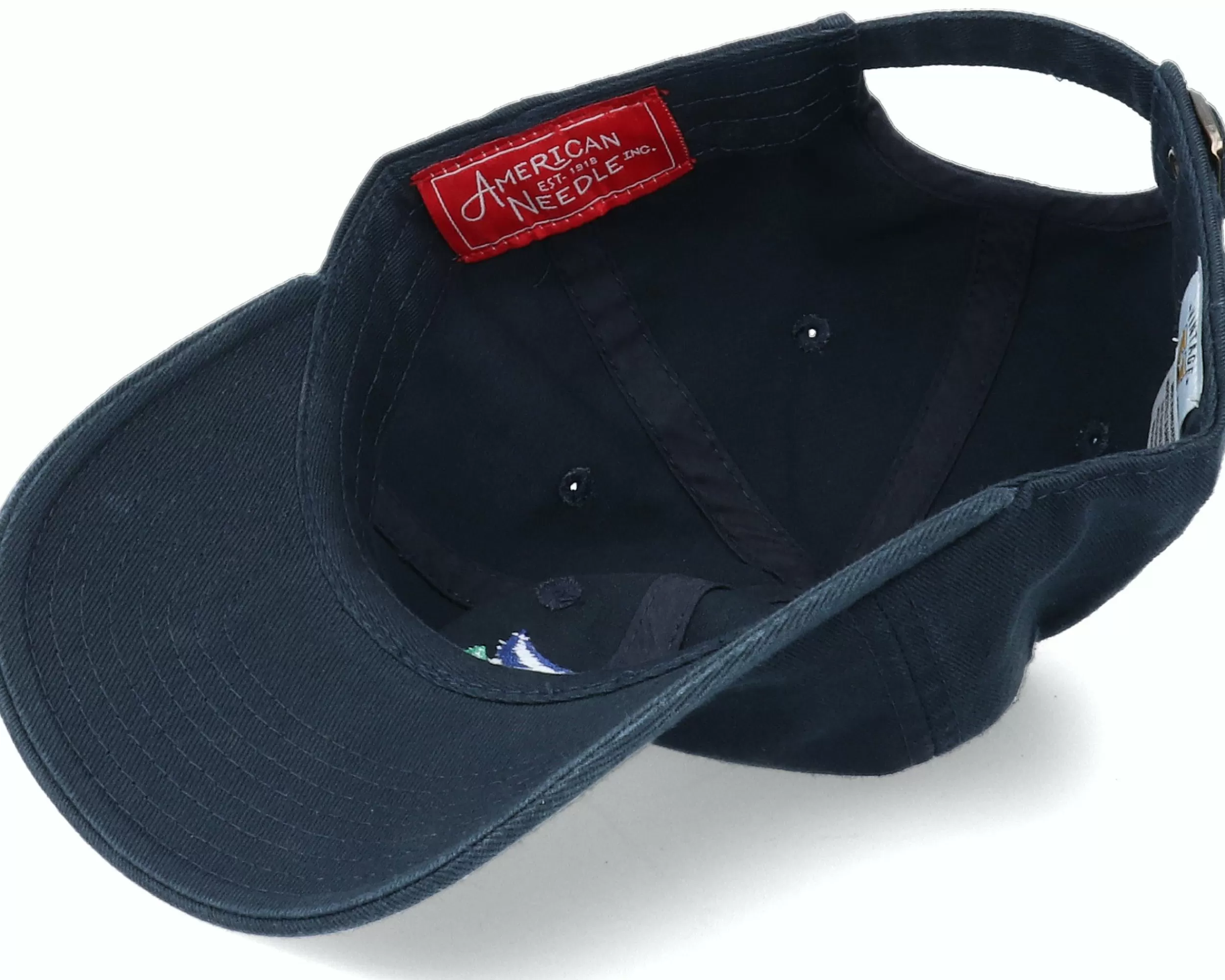 American Needle Hartford Whalers Blue Line Navy Dad Cap - -Unisex Dad Cap