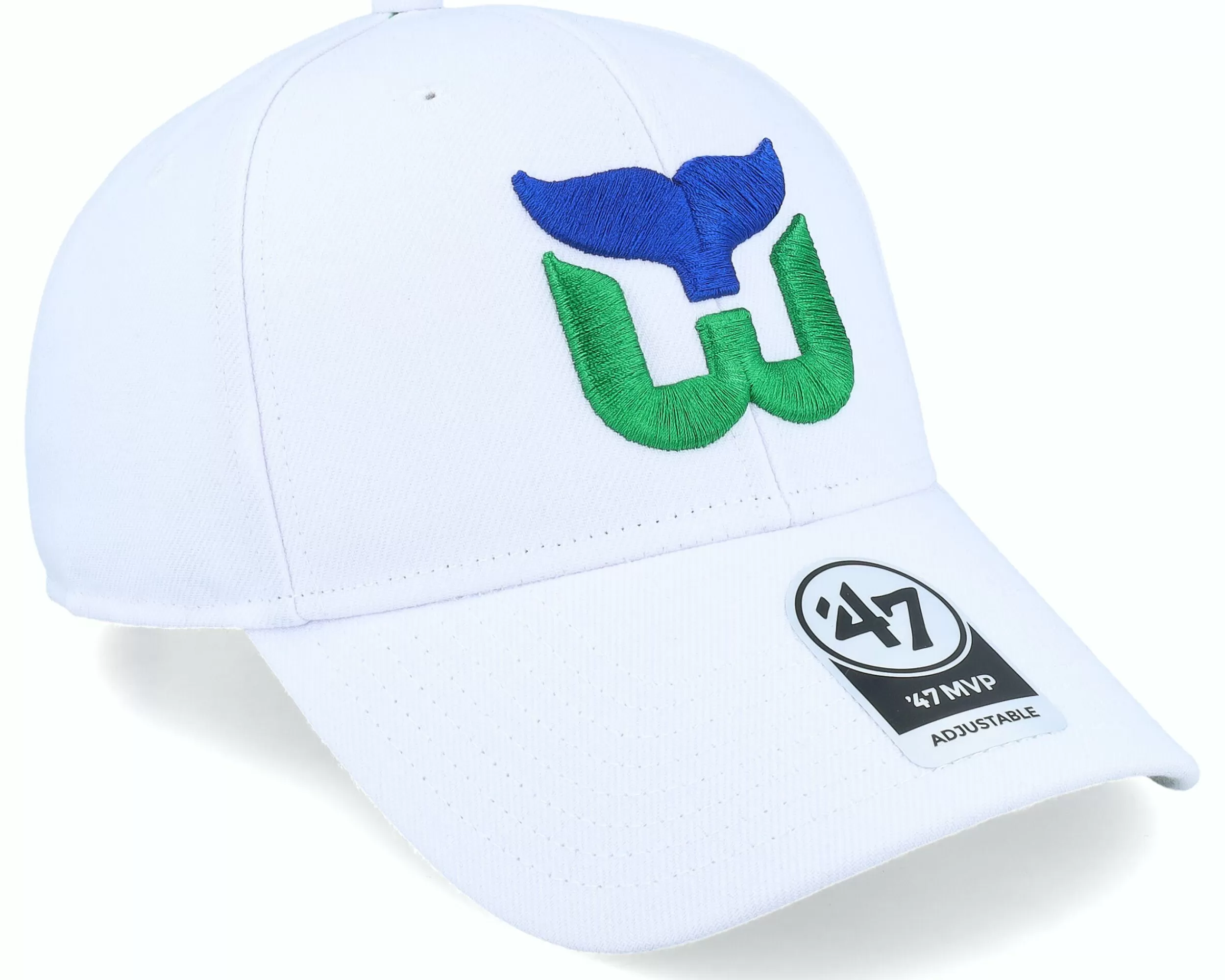47 Brand Hartford Whalers Nhl '47 Mvp White Adjustable - -Unisex Adjustable