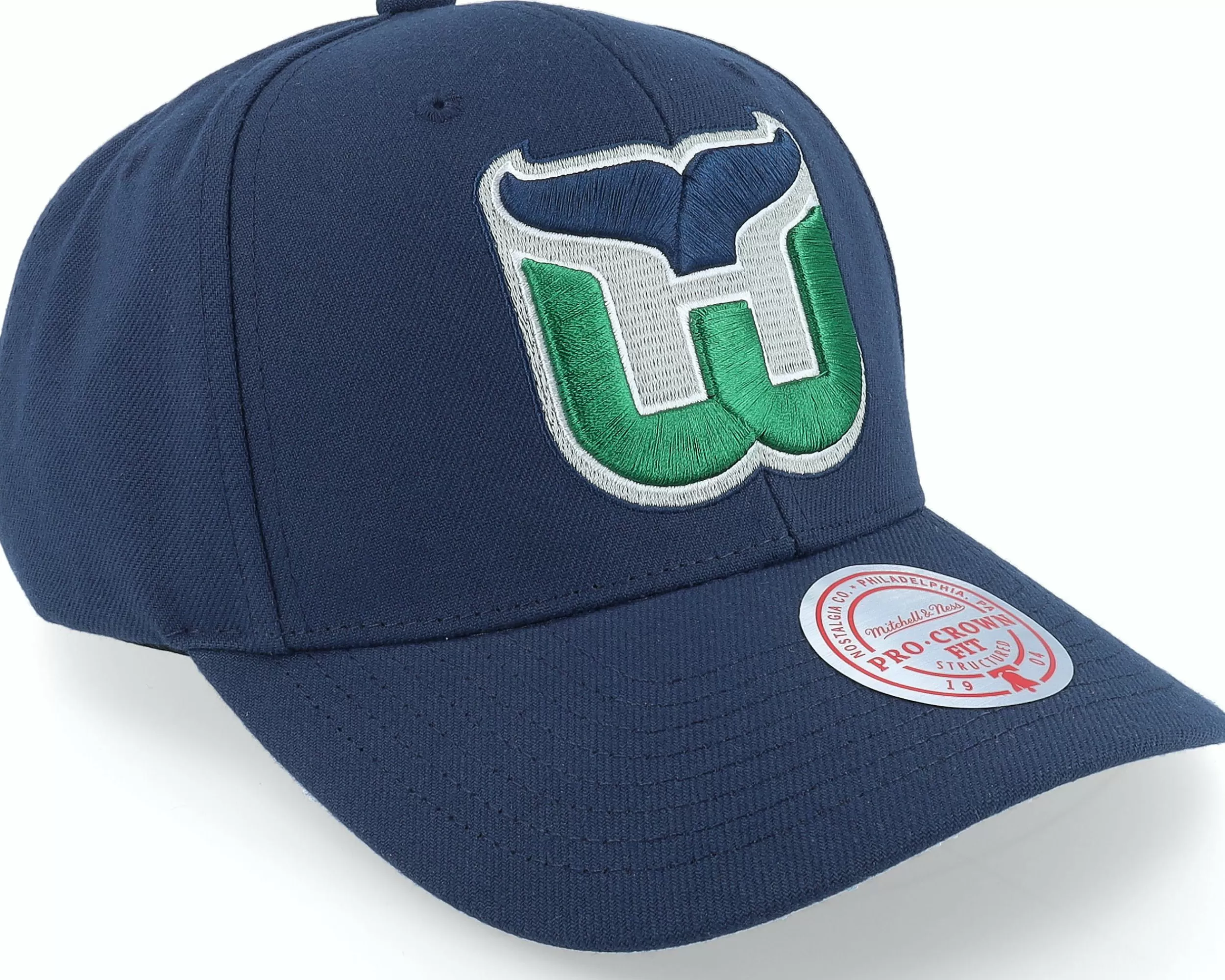 Mitchell & Ness Hartford Whalers Team Ground 2.0 Pro Blue Adjustable - -Unisex Adjustable