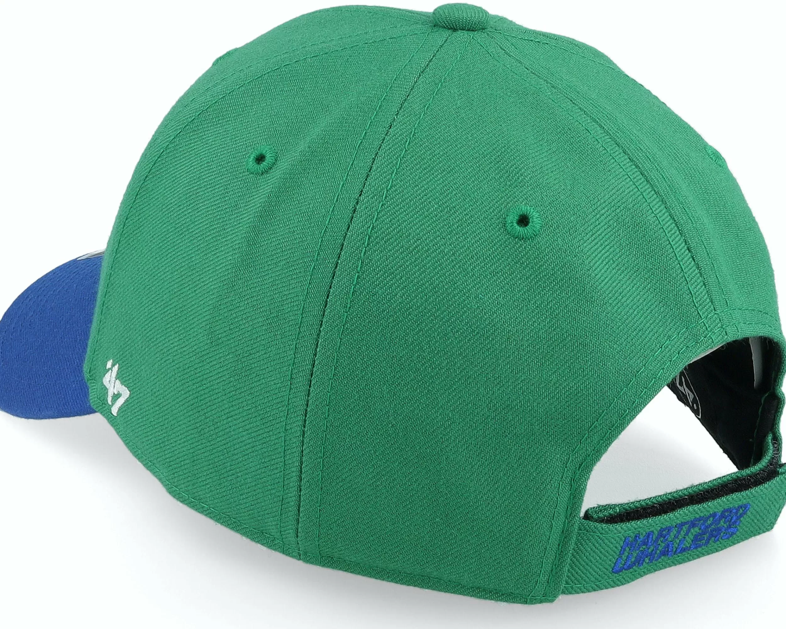 47 Brand Hartford Whalers Two Tone Mvp Green/Blue Adjustable - -Unisex Adjustable