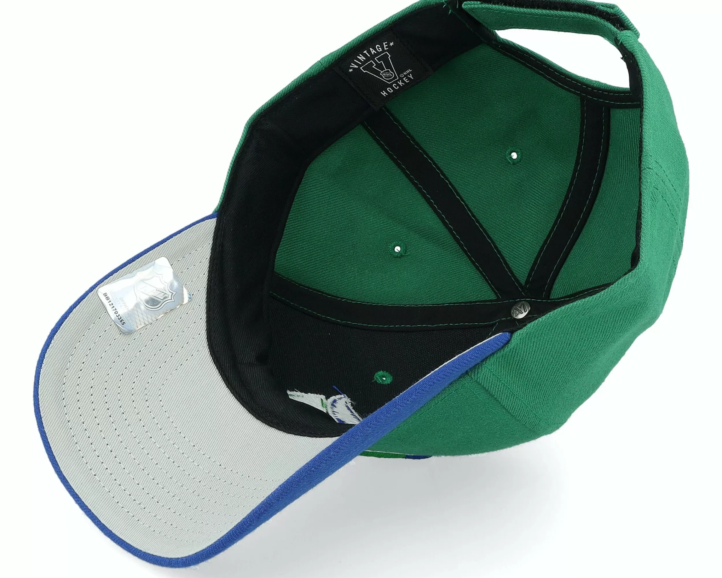 47 Brand Hartford Whalers Two Tone Mvp Green/Blue Adjustable - -Unisex Adjustable