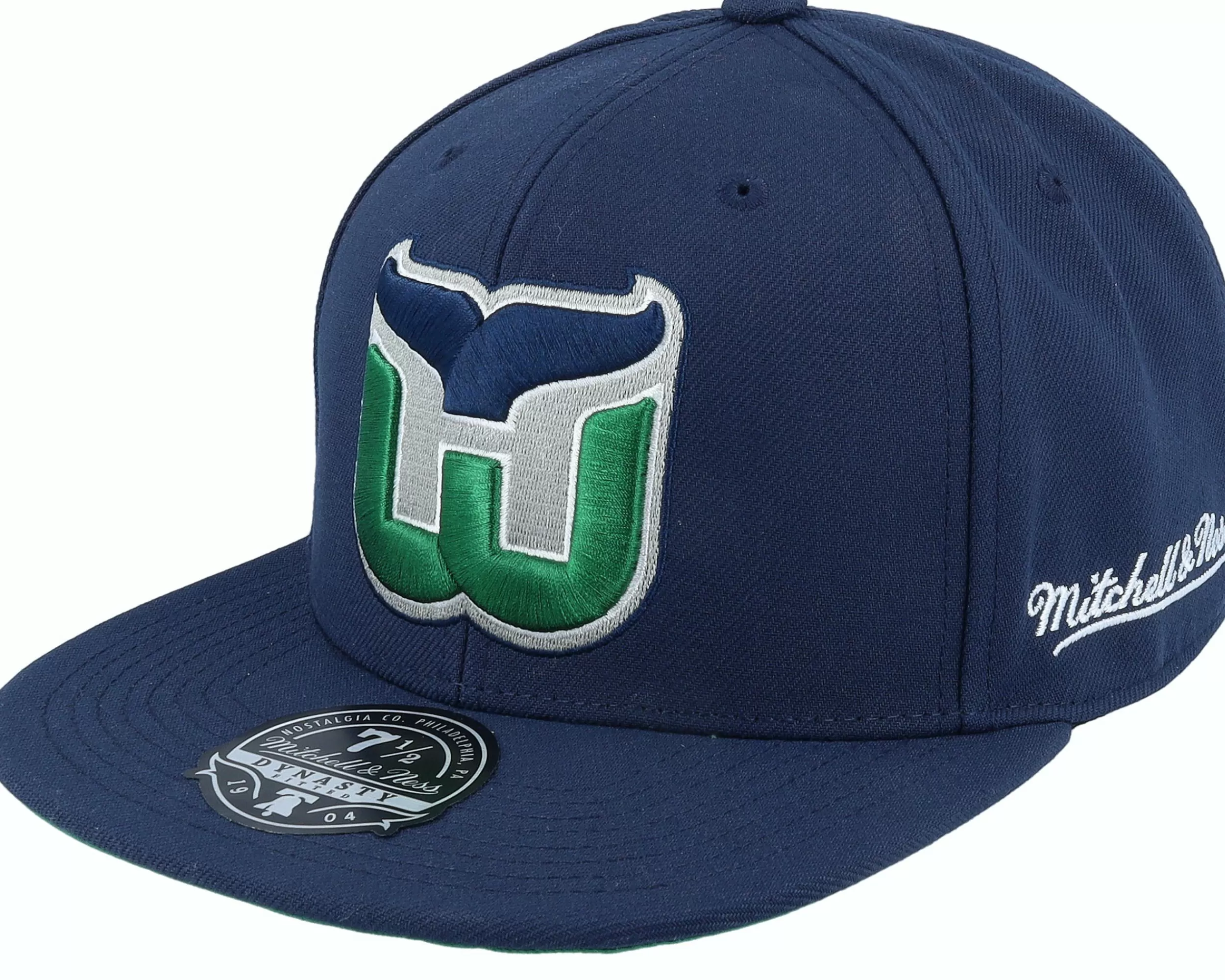 Mitchell & Ness Hartford Whalers Vintage Blue Fitted - -Unisex Fitted