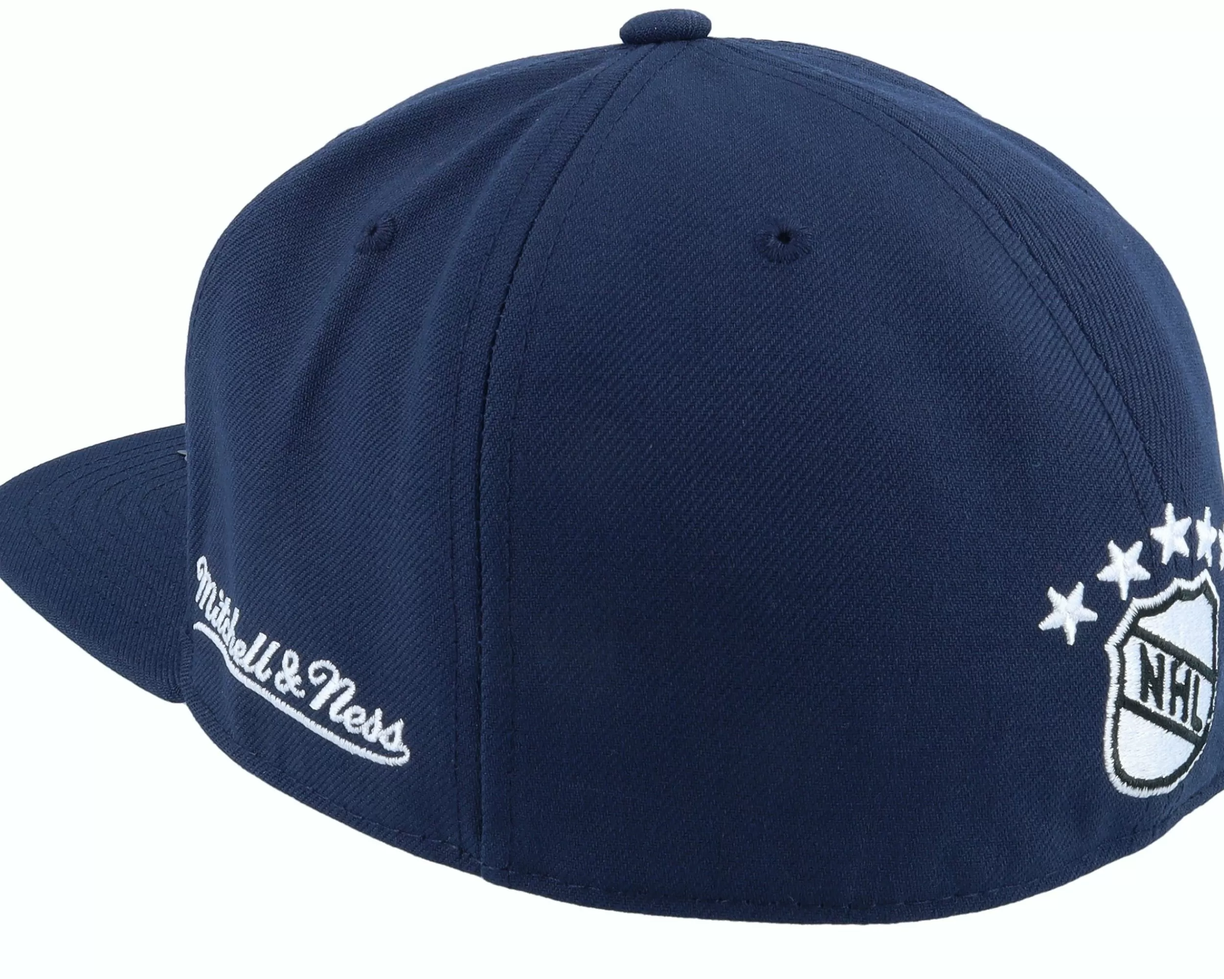 Mitchell & Ness Hartford Whalers Vintage Blue Fitted - -Unisex Fitted