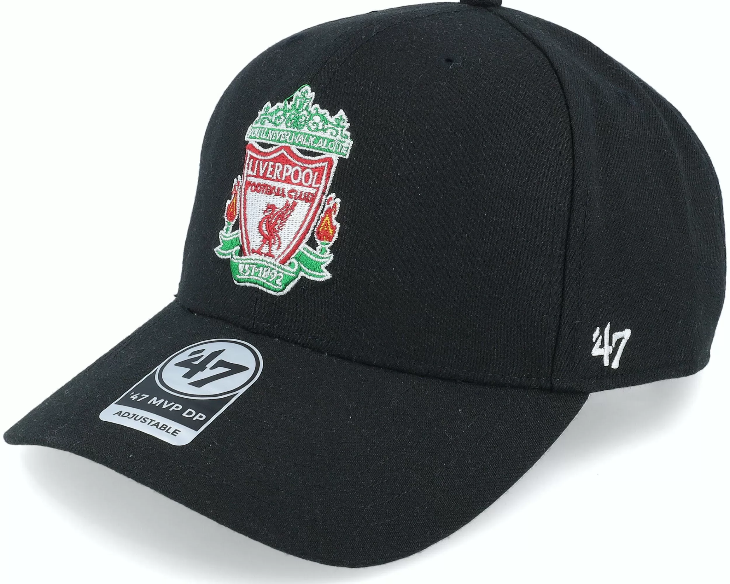 47 Brand Hatstore Exclusive Liverpool Fc Crest Black Dp Adjustable - -Unisex Adjustable