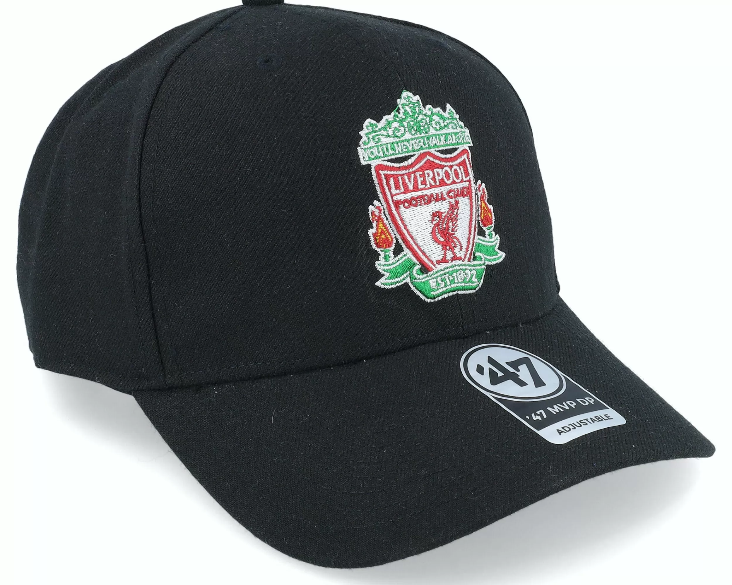 47 Brand Hatstore Exclusive Liverpool Fc Crest Black Dp Adjustable - -Unisex Adjustable