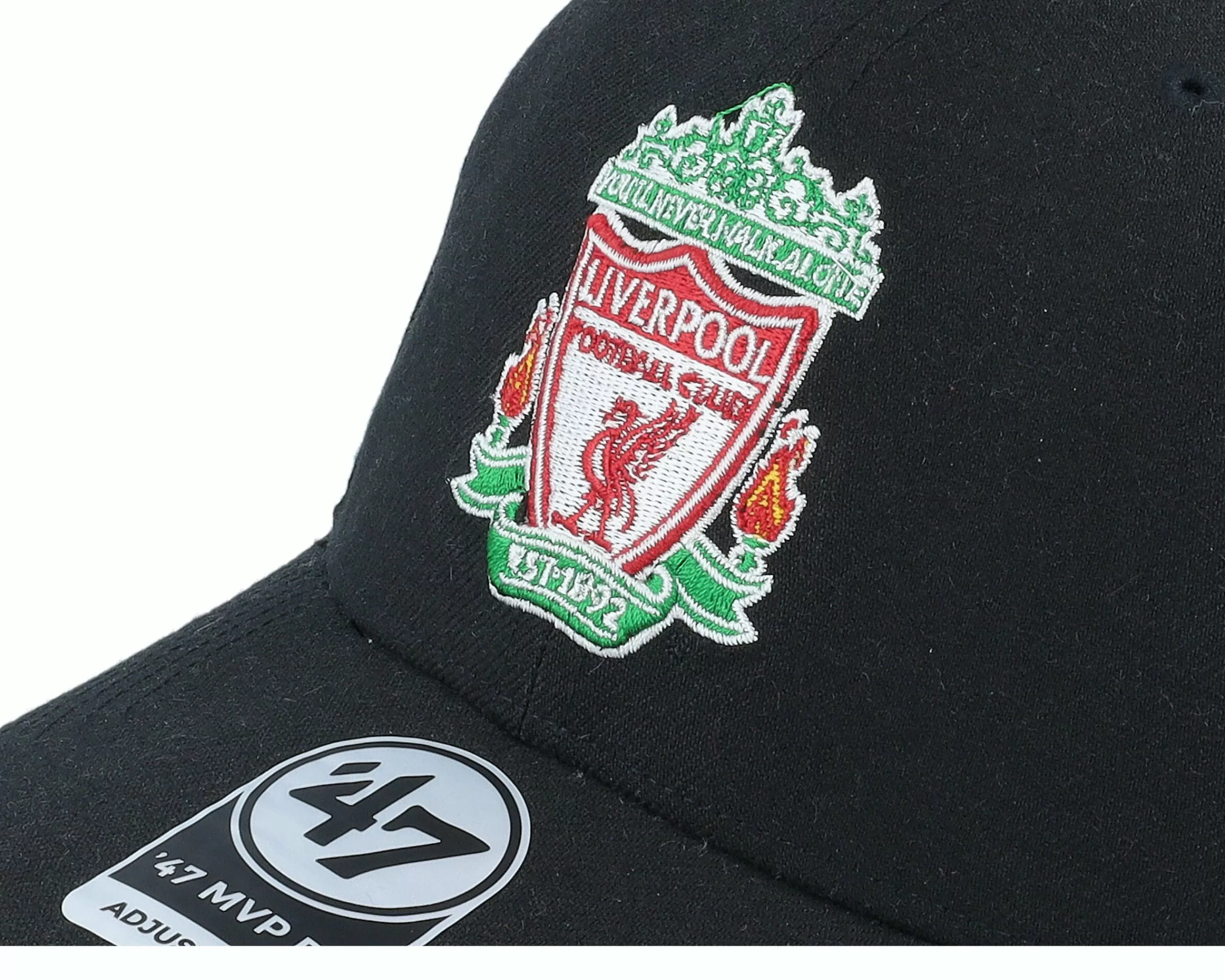 47 Brand Hatstore Exclusive Liverpool Fc Crest Black Dp Adjustable - -Unisex Adjustable