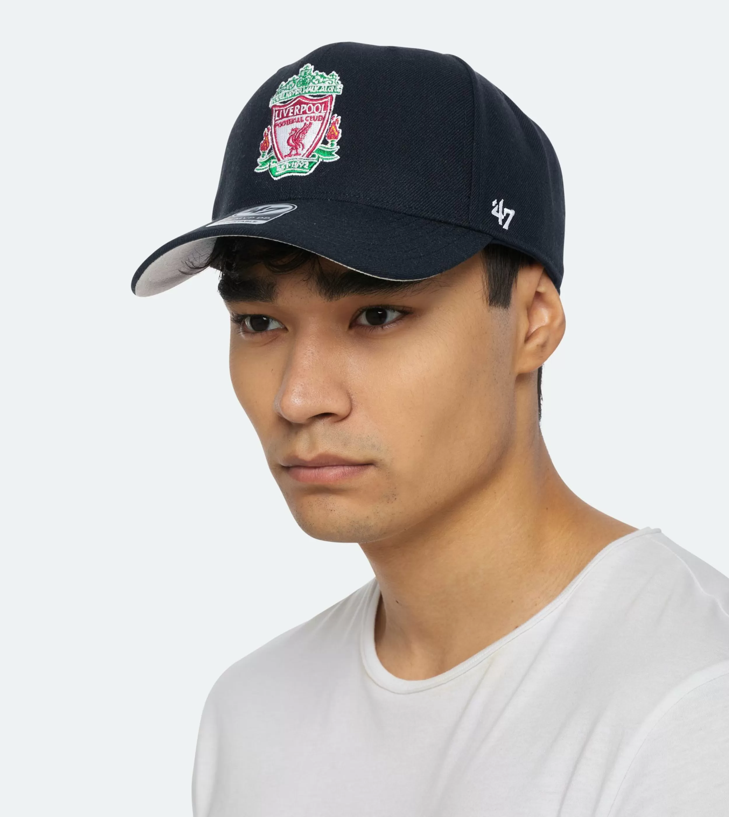 47 Brand Hatstore Exclusive Liverpool Fc Crest Black Dp Adjustable - -Unisex Adjustable