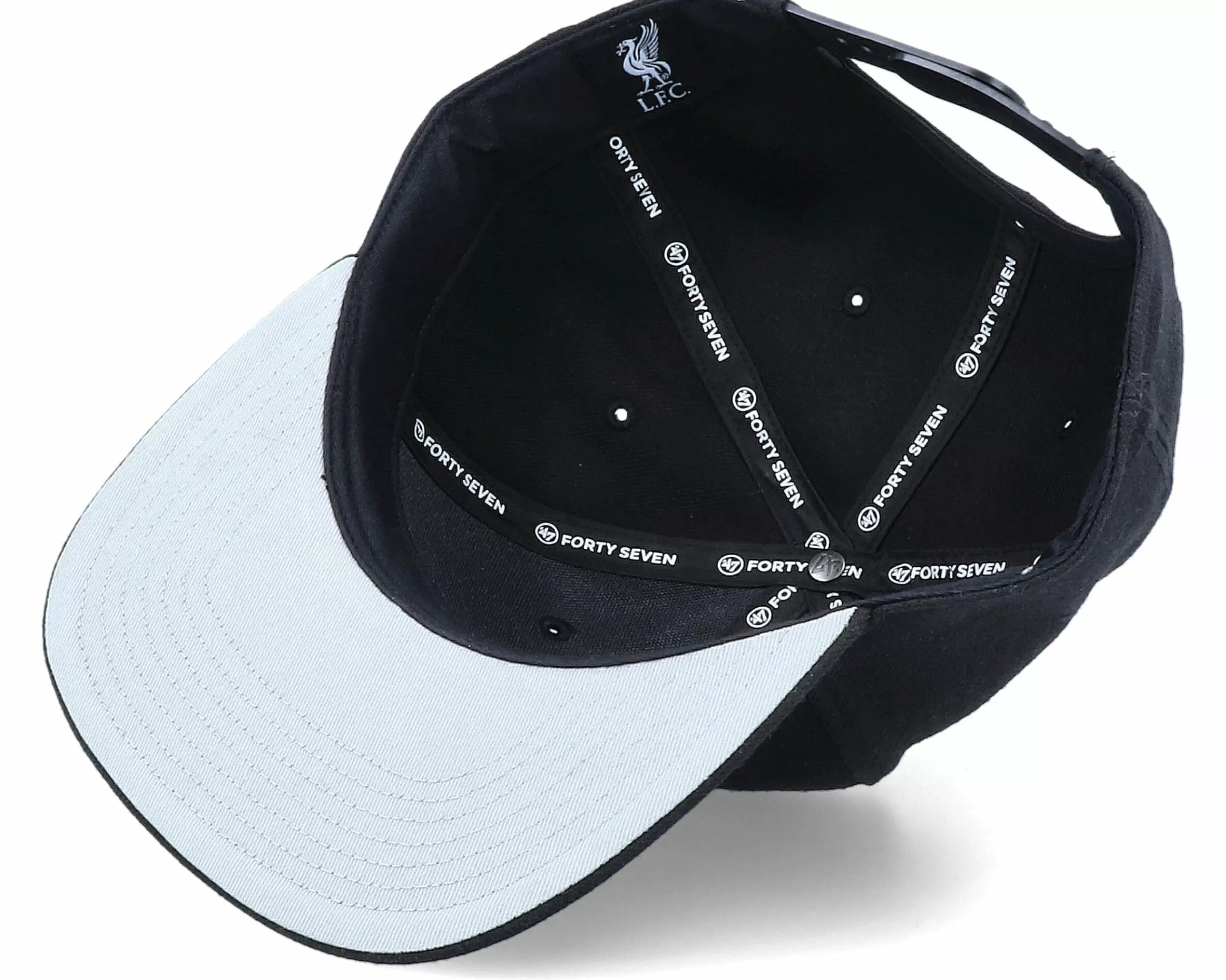 47 Brand Hatstore Exclusive Liverpool Fc Crest Black Snapback - -Unisex Snapback