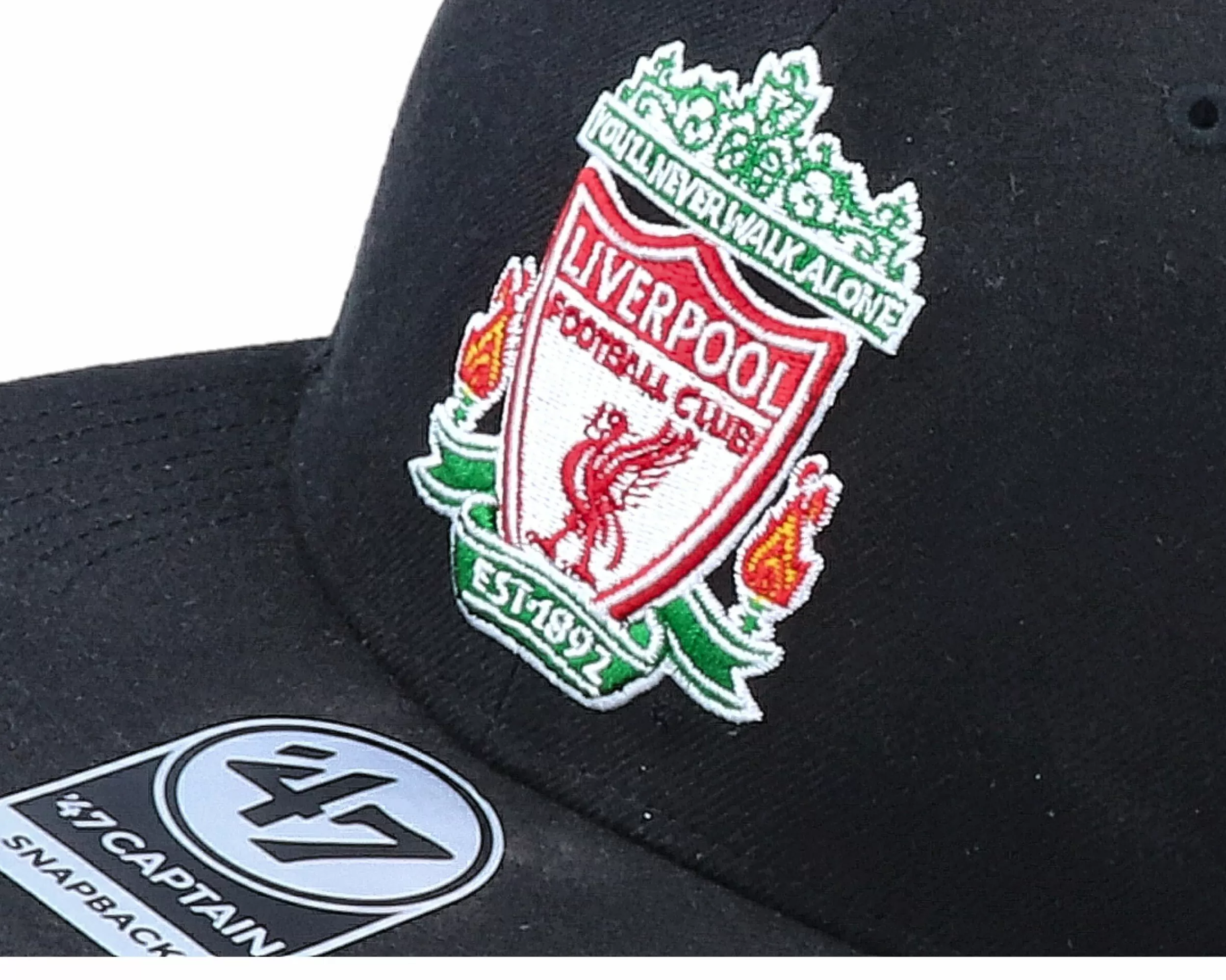 47 Brand Hatstore Exclusive Liverpool Fc Crest Black Snapback - -Unisex Snapback