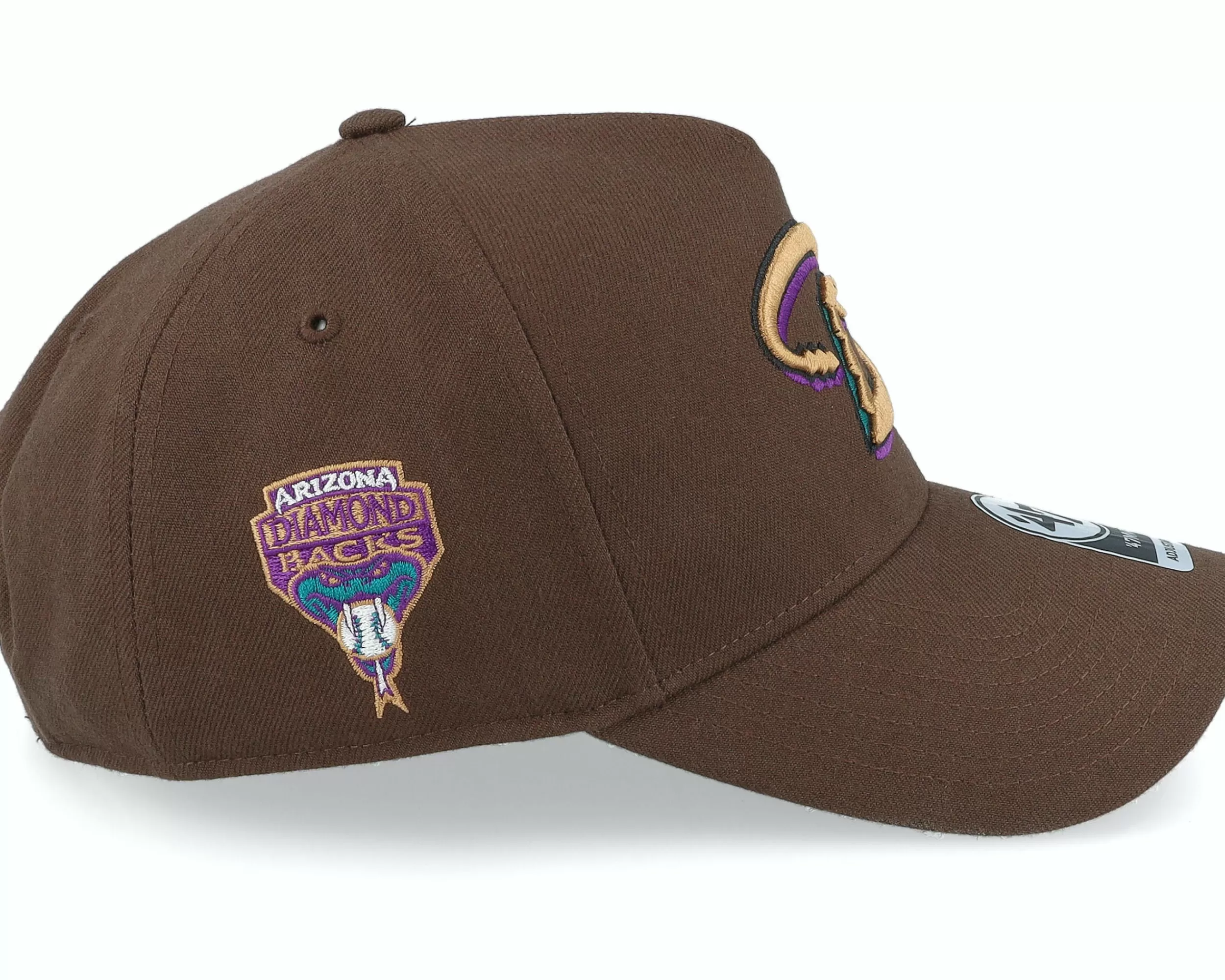 47 Brand Hatstore Exclusive X Arizona Diamondbacks Brown A-Frame Adjustable - -Unisex Adjustable